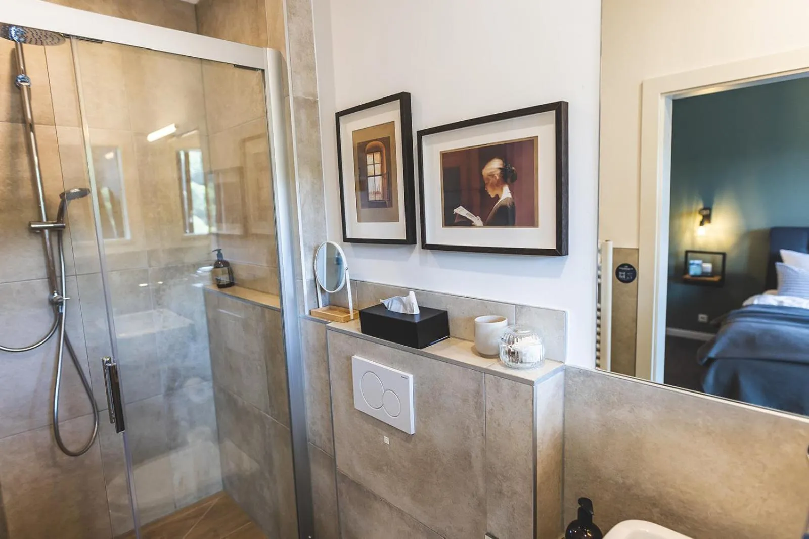 Shower in Boutique Hotel LANDHAUSZEIT