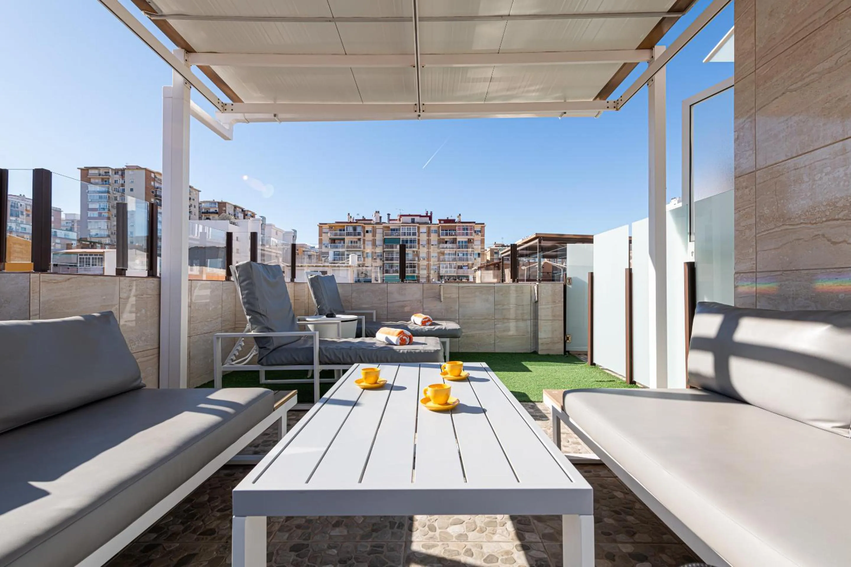 Balcony/Terrace in Luxury Home Poseidon