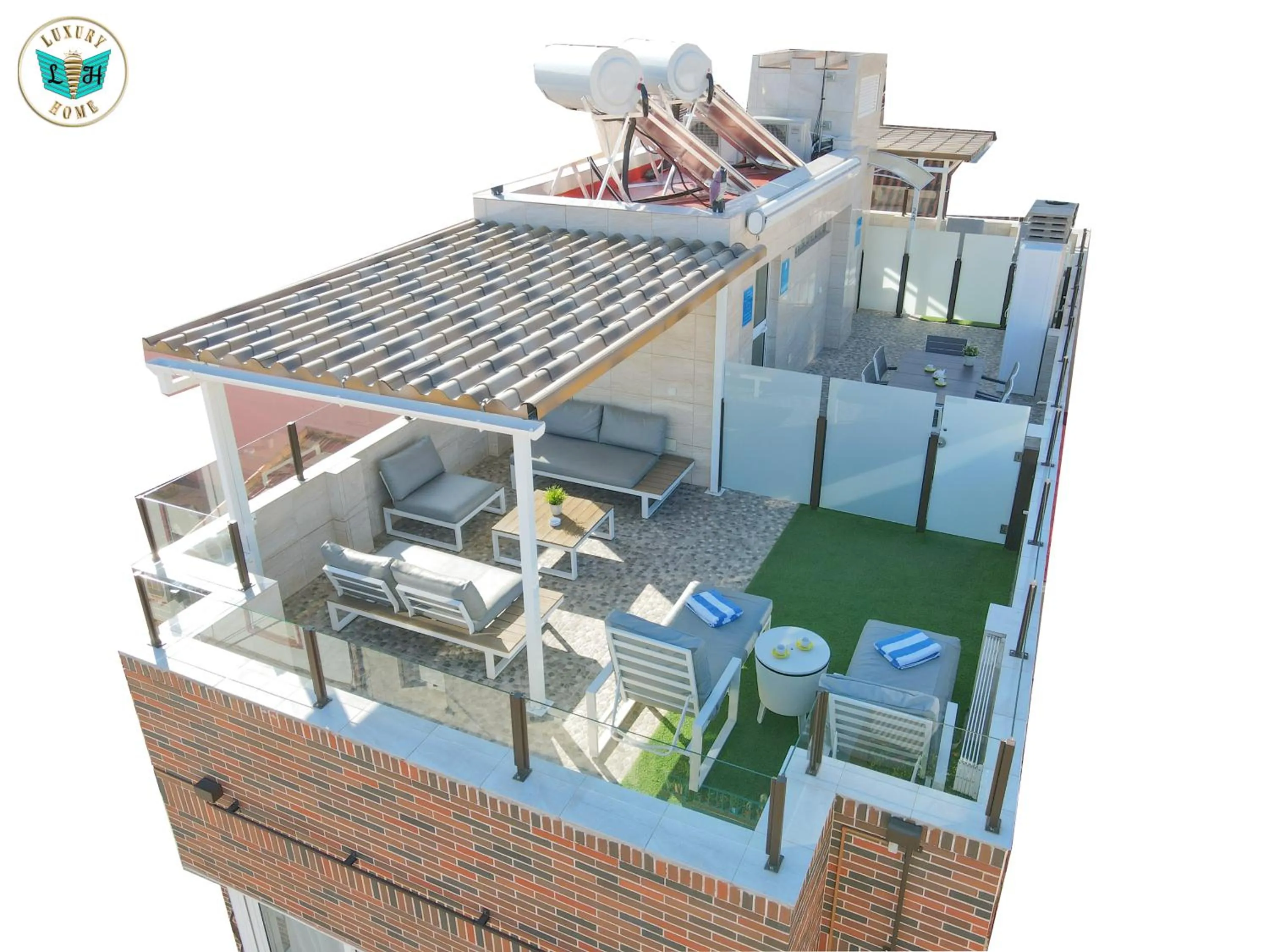 Balcony/Terrace in Luxury Home Poseidon