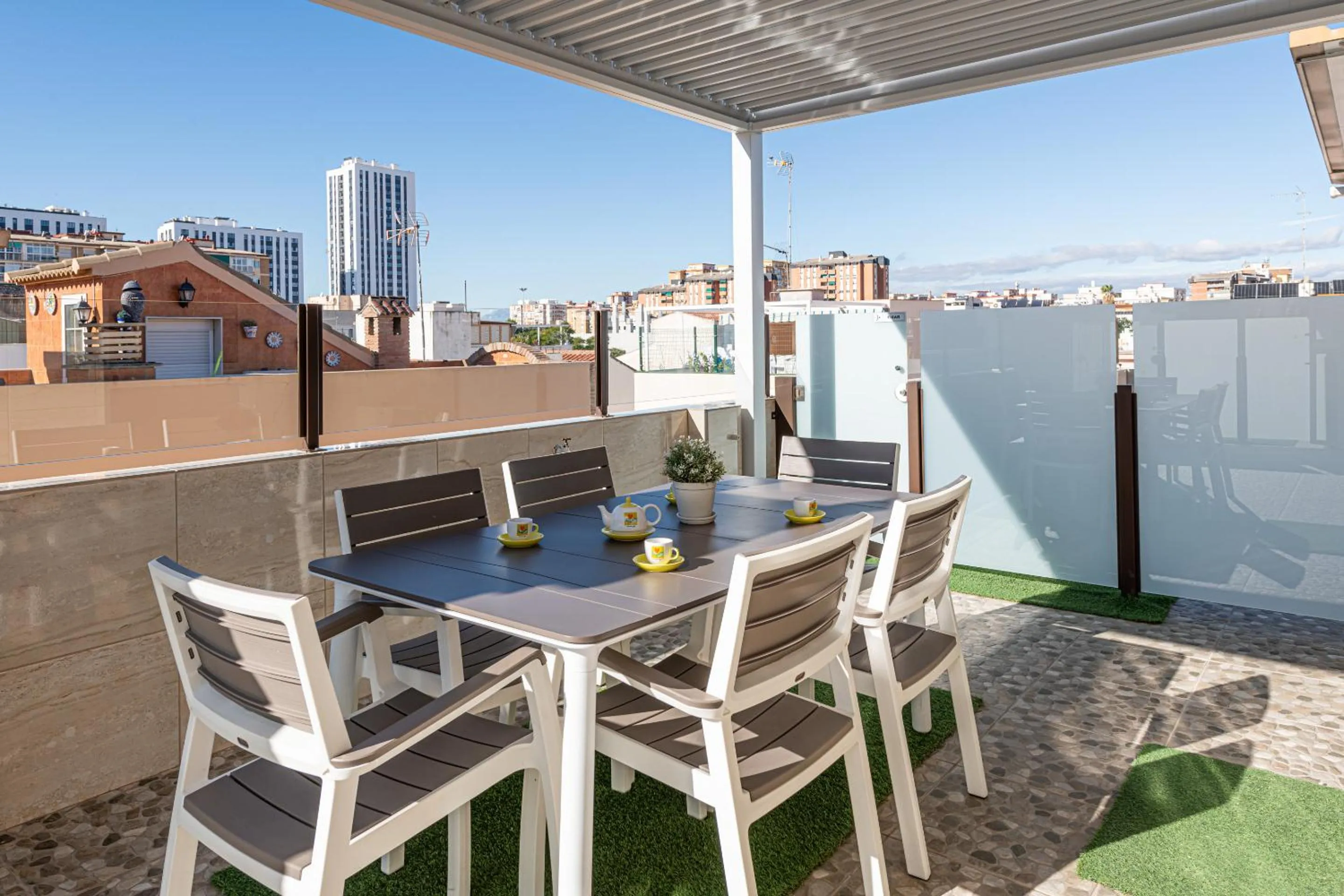 Balcony/Terrace in Luxury Home Poseidon