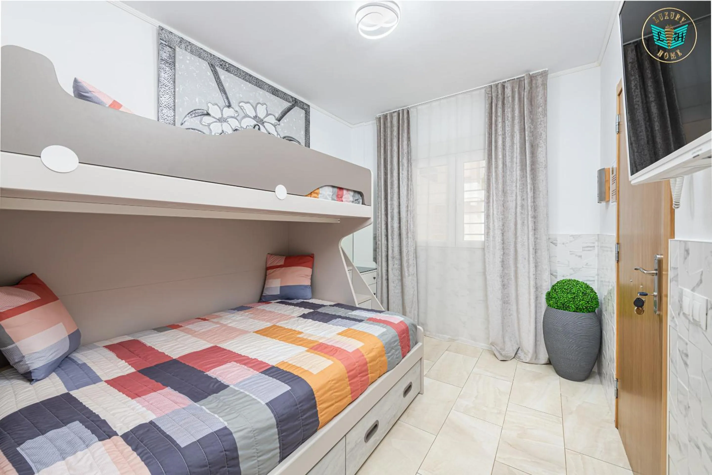 Bedroom, Bed in Luxury Home Poseidon