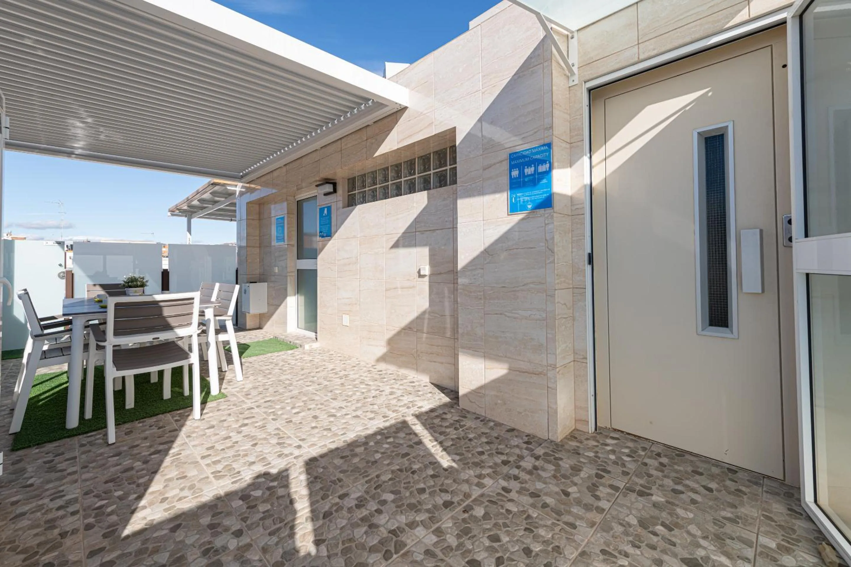 Balcony/Terrace in Luxury Home Poseidon