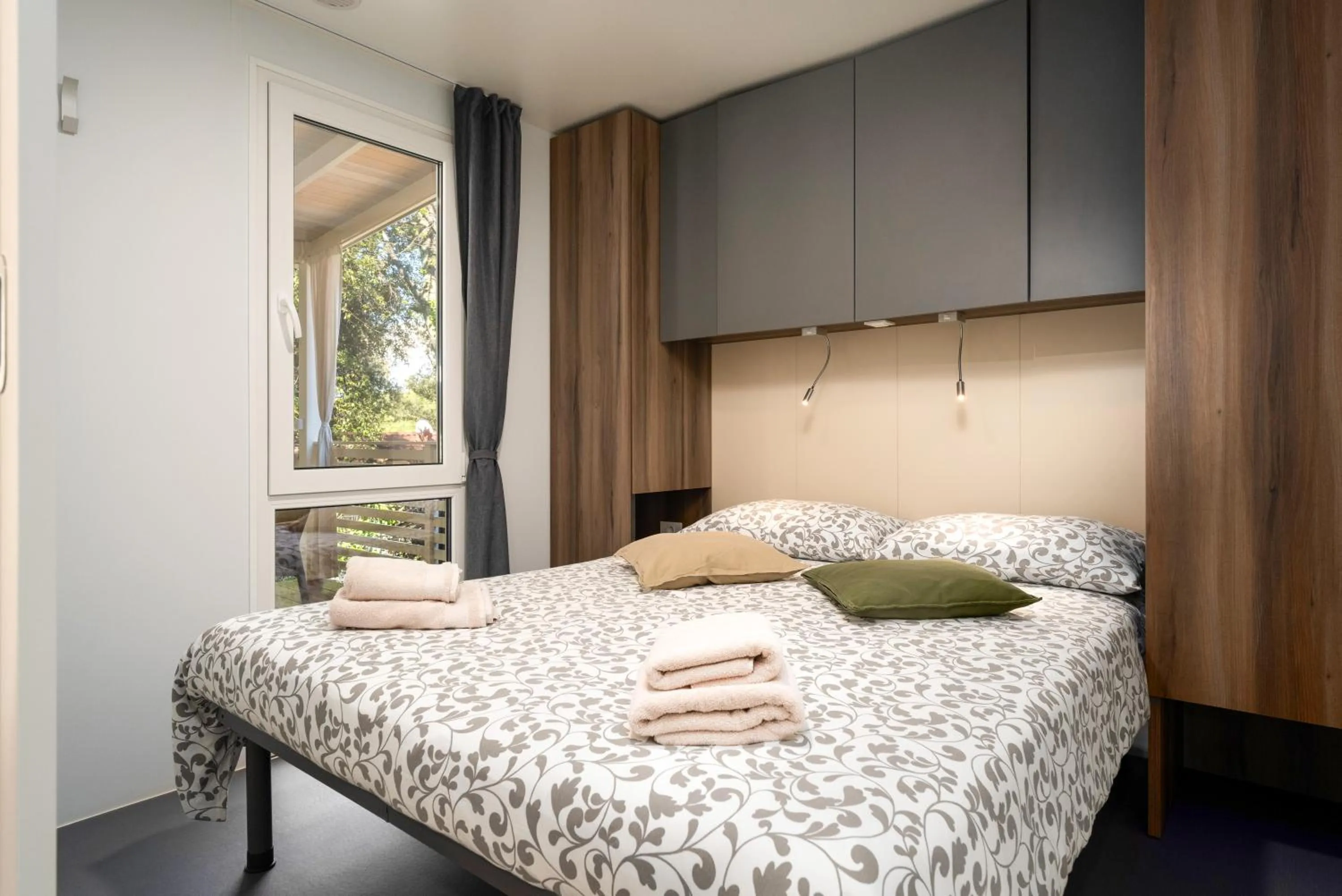 Bedroom, Bed in Camping Resort Tina Vrsar