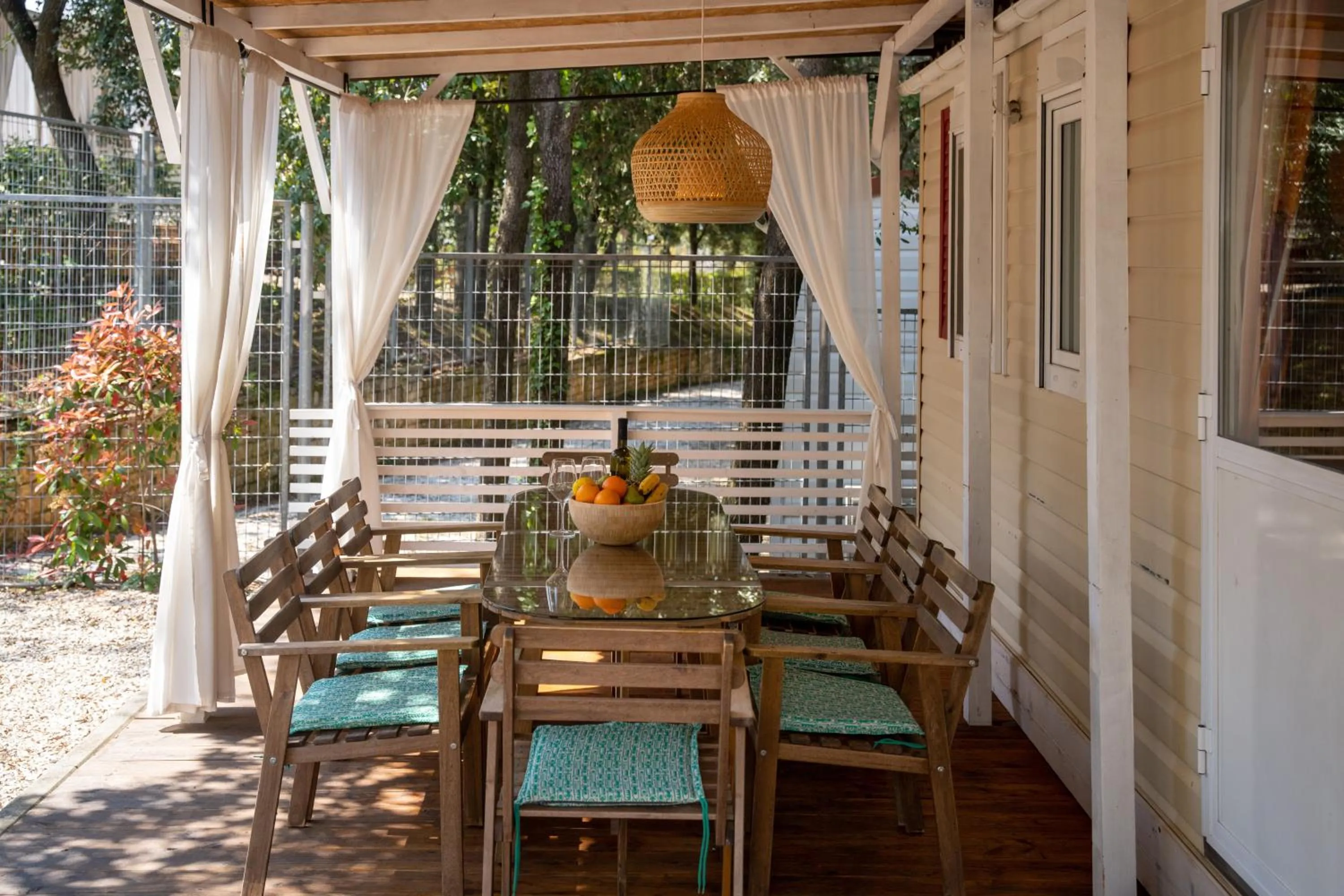 Balcony/Terrace in Camping Resort Tina Vrsar