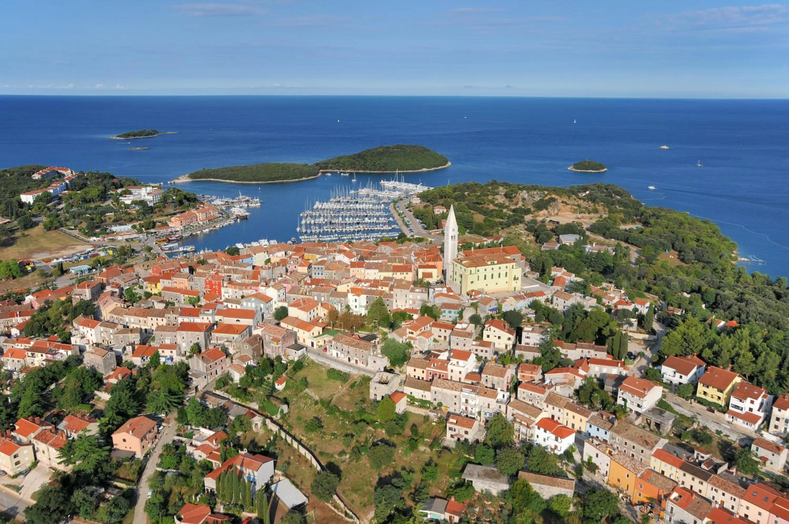 Bird's eye view in Camping Resort Tina Vrsar