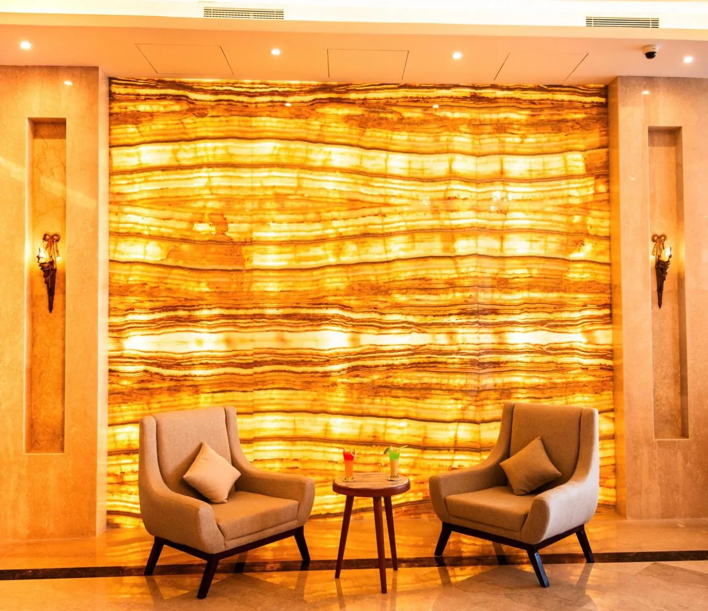 Seating area in Lamar Azur Hotel