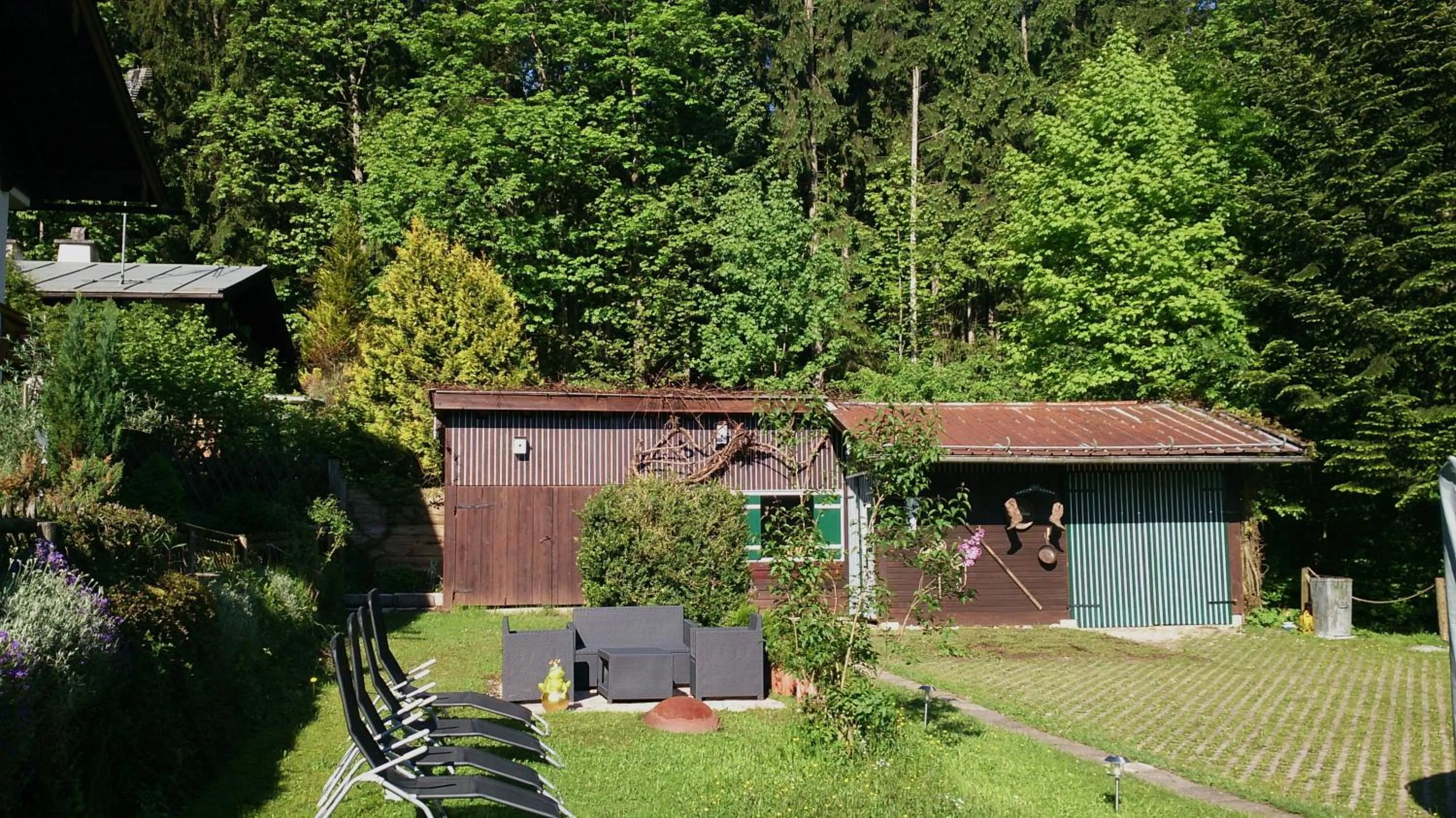 Garden in Gästehaus Stöckl