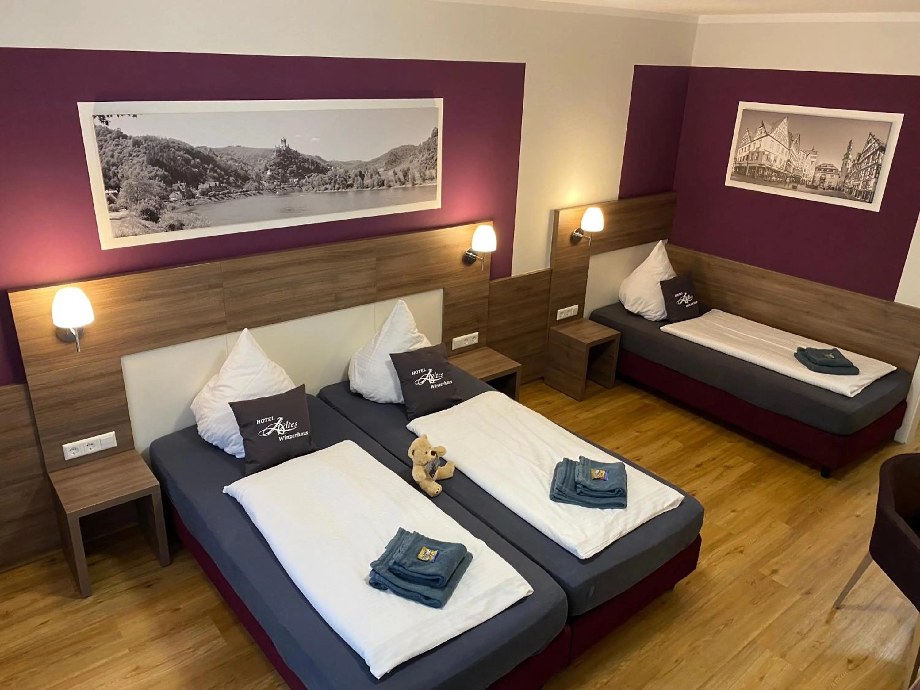 Photo of the whole room, Bed in Hotel Altes Winzerhaus