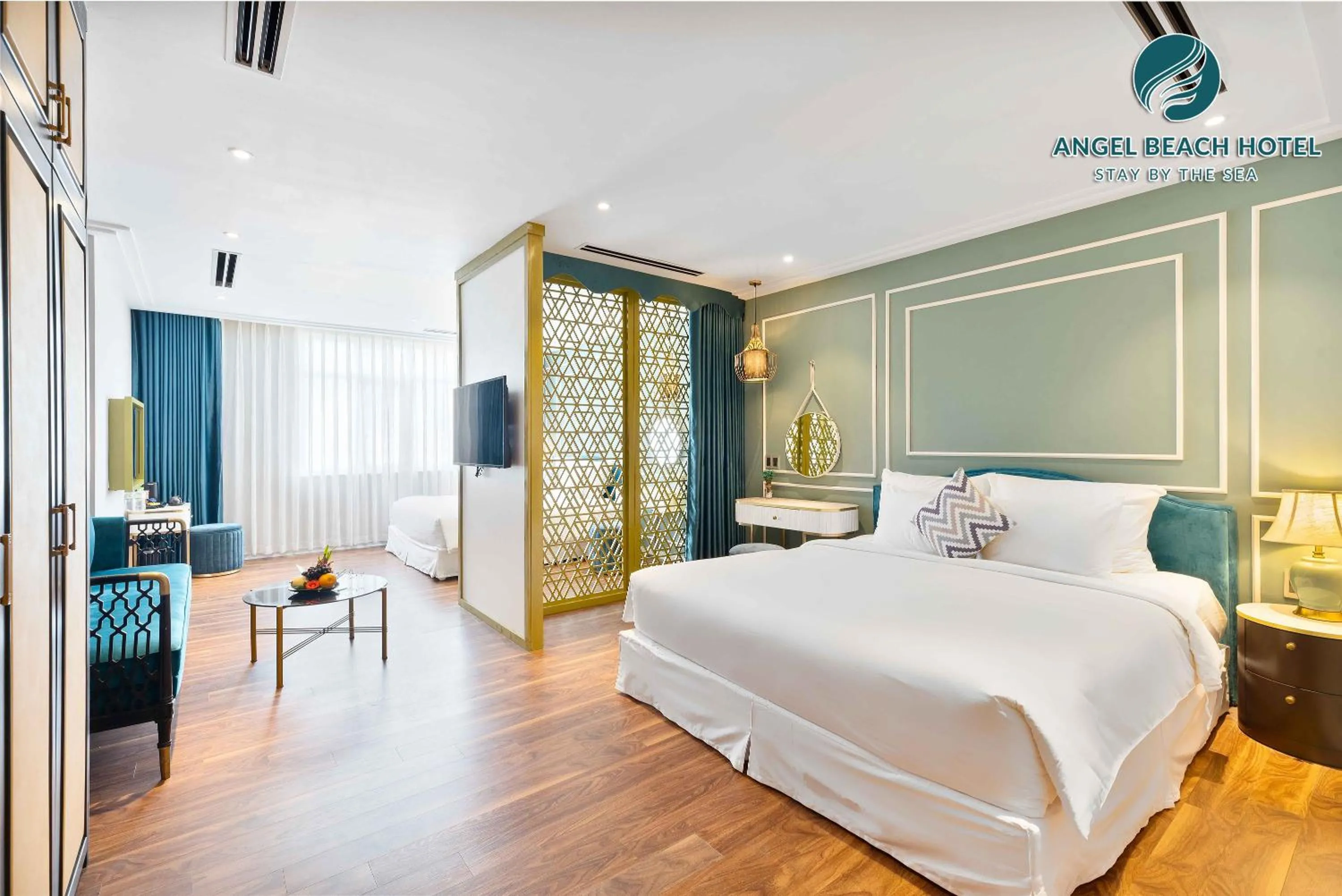 Photo of the whole room, Bed in Angel Beach Hotel Danang