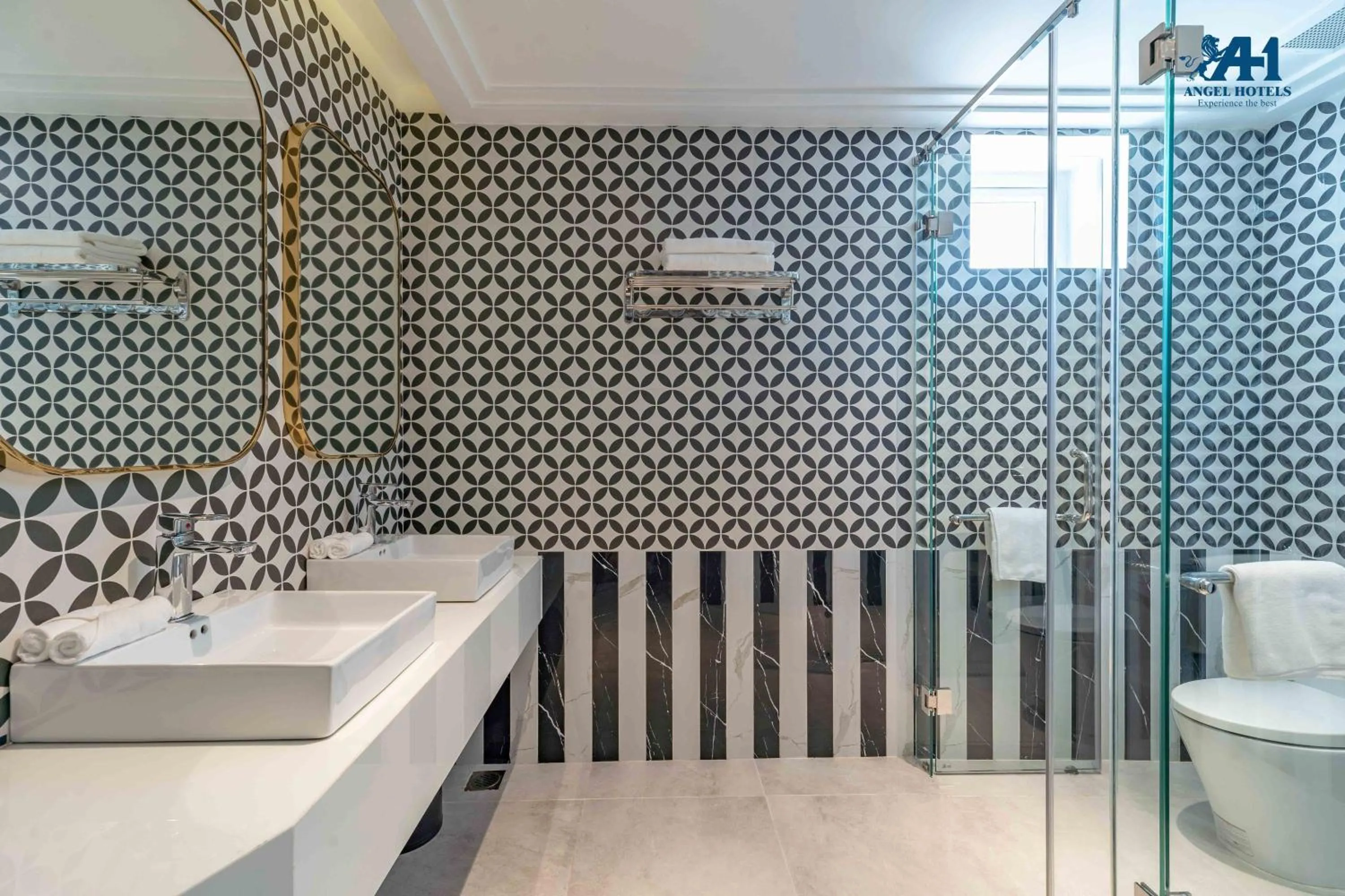 Bathroom in Angel Hotels Beach Danang
