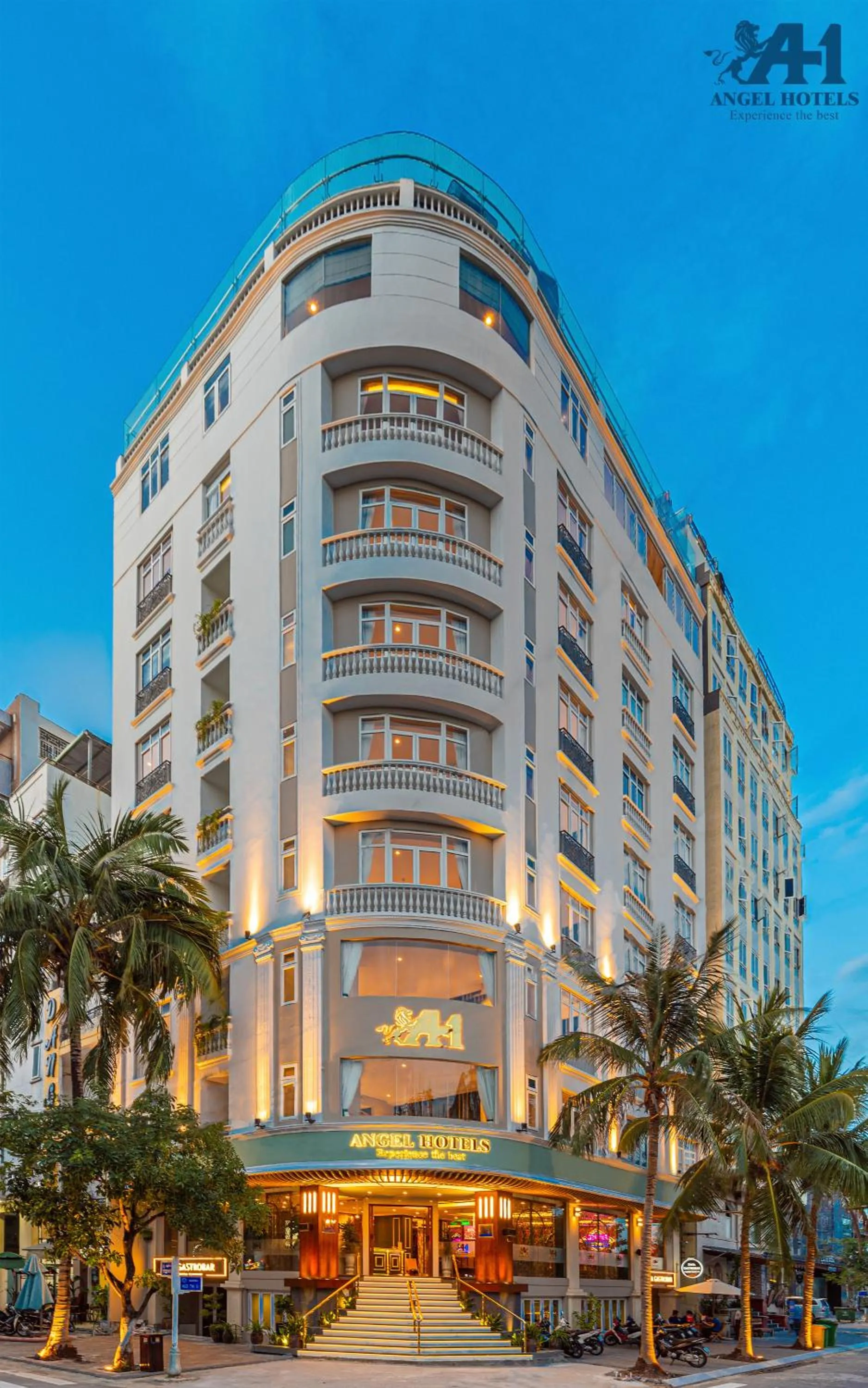 Property building in Angel Hotels Beach Danang