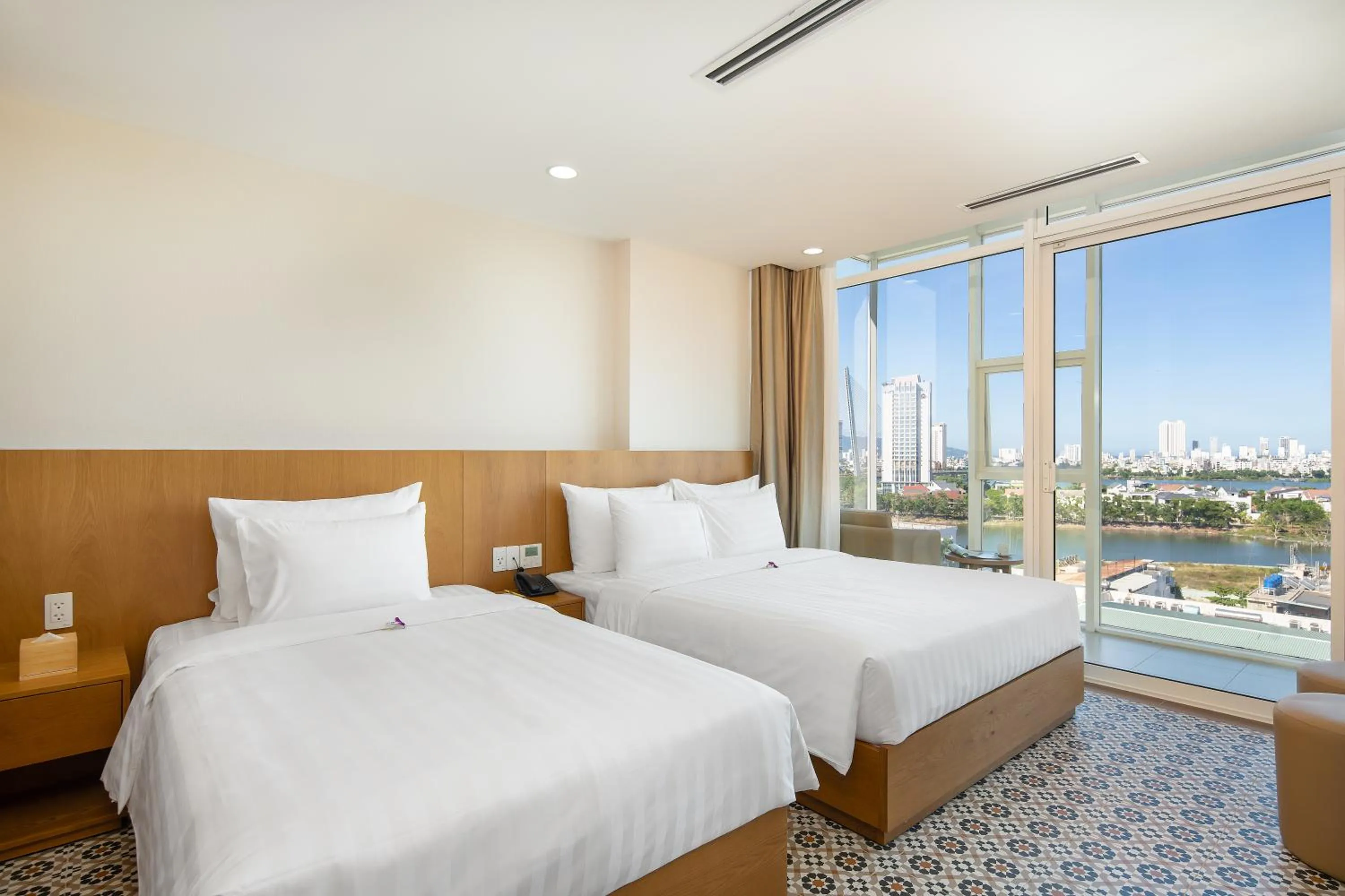 Bed in Lamanga Hotel & Suites