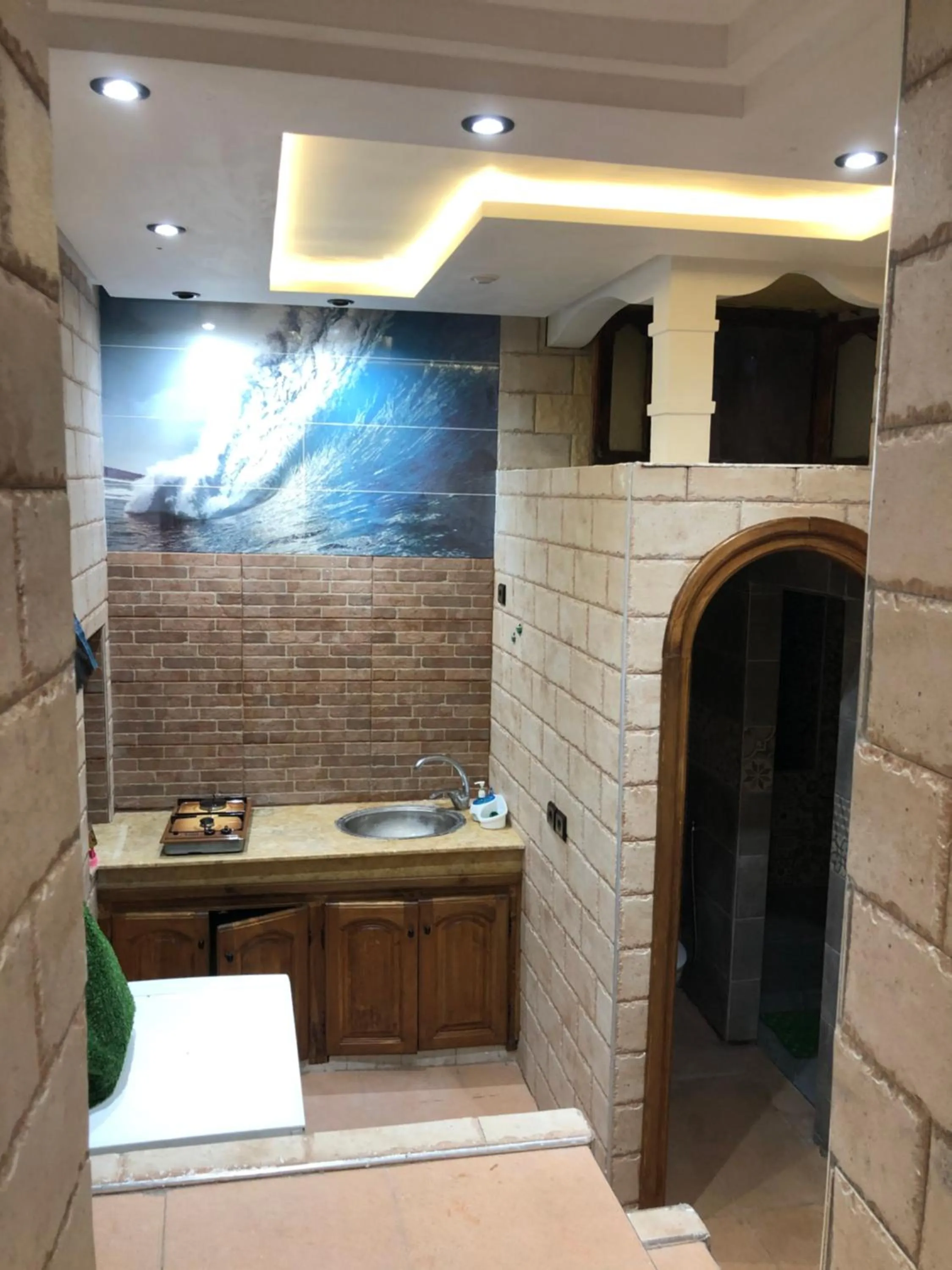 Kitchen or kitchenette in Casa Elias