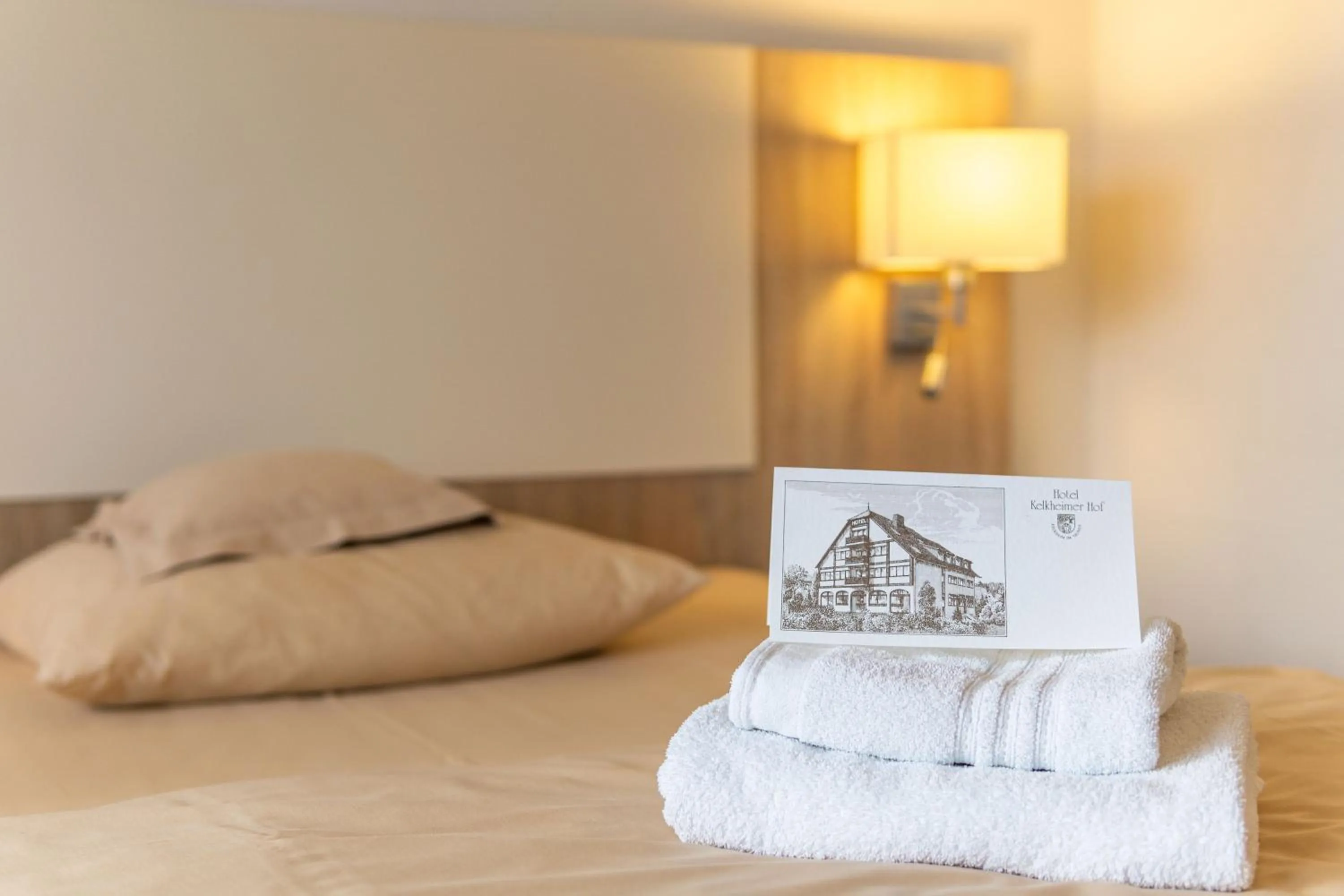 Photo of the whole room, Bed in Hotel Kelkheimer Hof