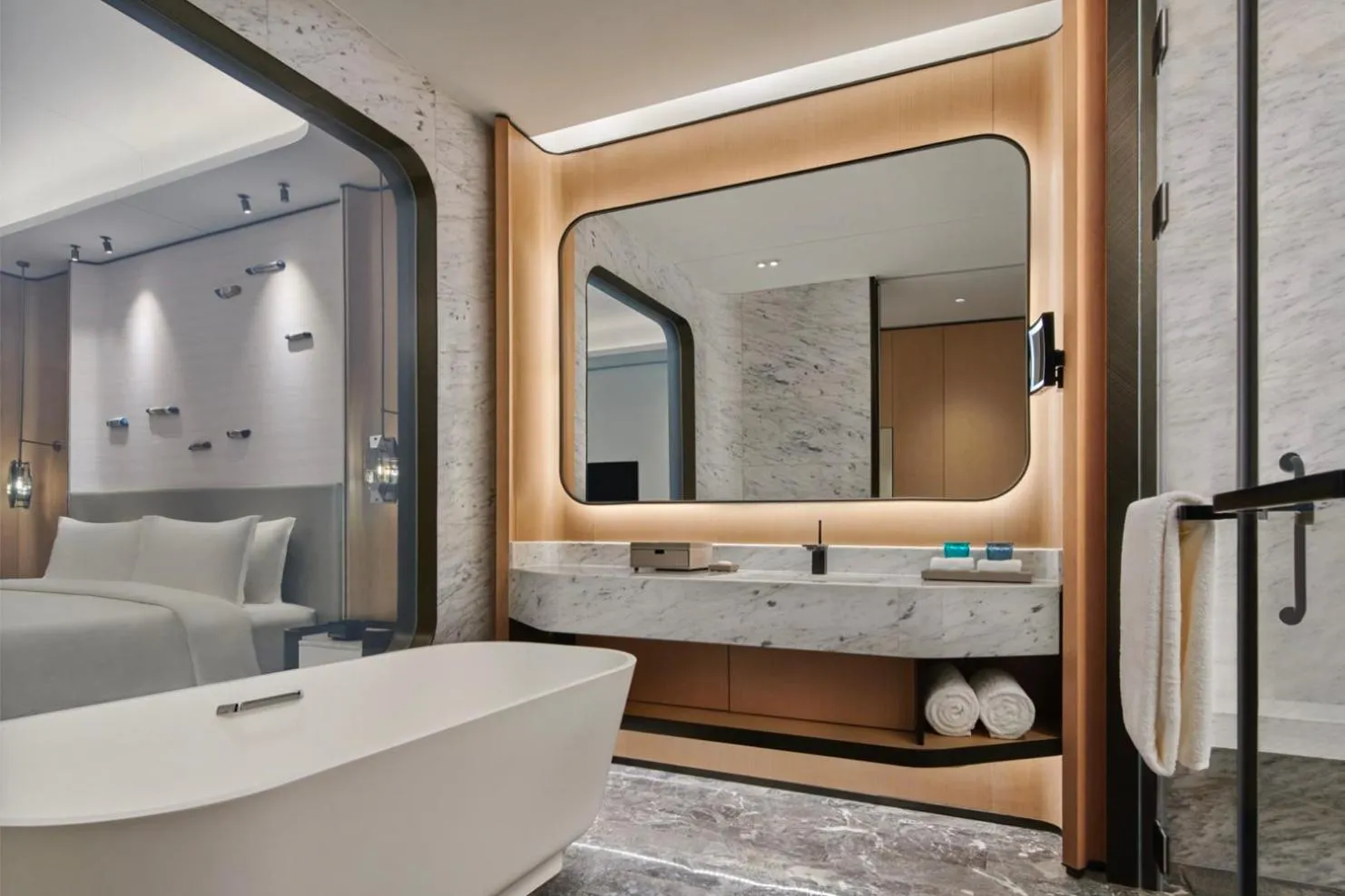 Bathroom in Wyndham Garden Nanjing Airport