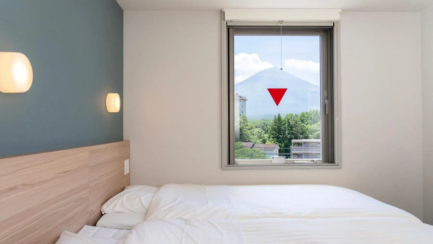 Bed in Super Hotel Fujikawaguchiko Tennenonsen