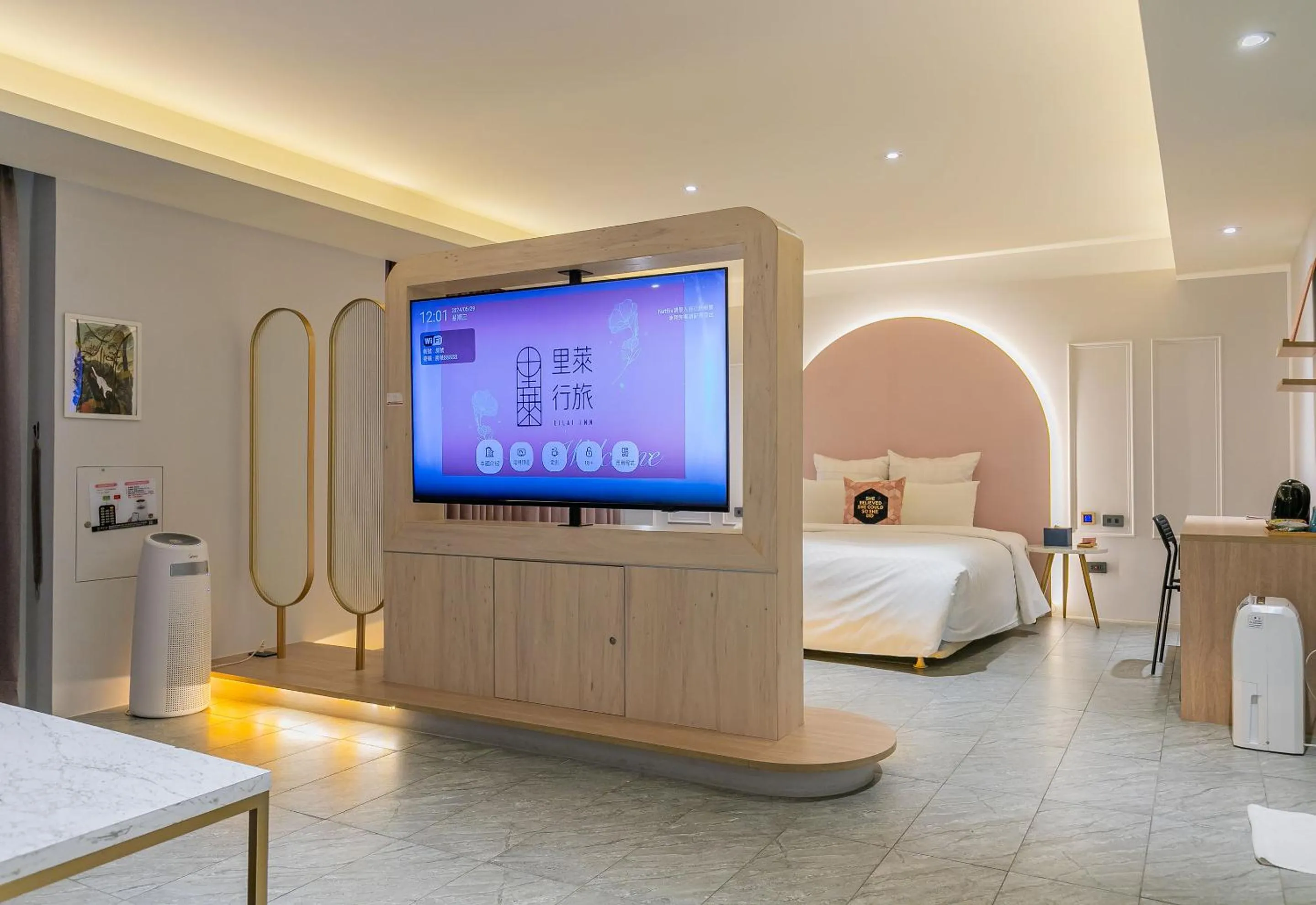 Bed in 里萊行旅 - Lilai Motel