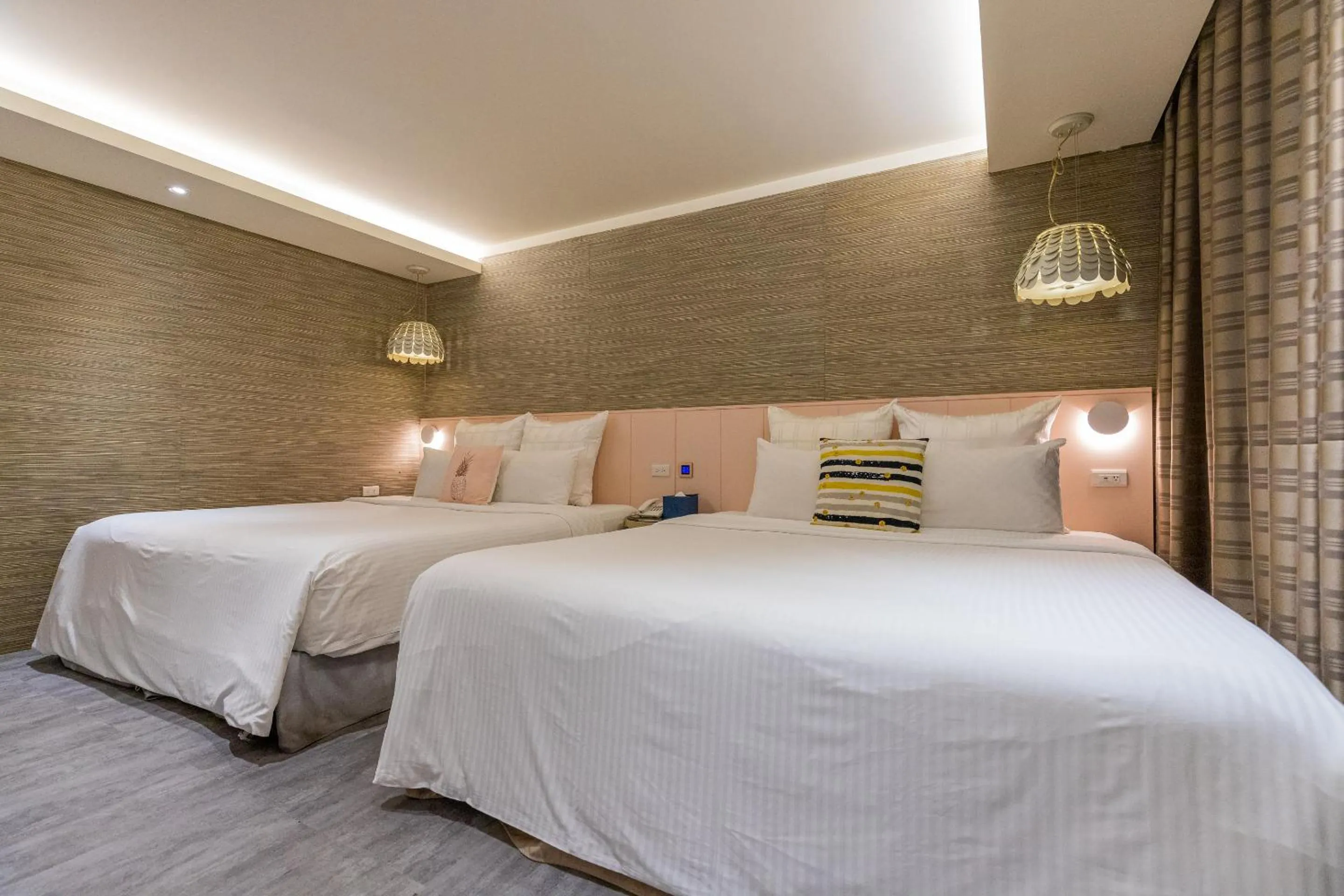 Bed in 里萊行旅 - Lilai Motel