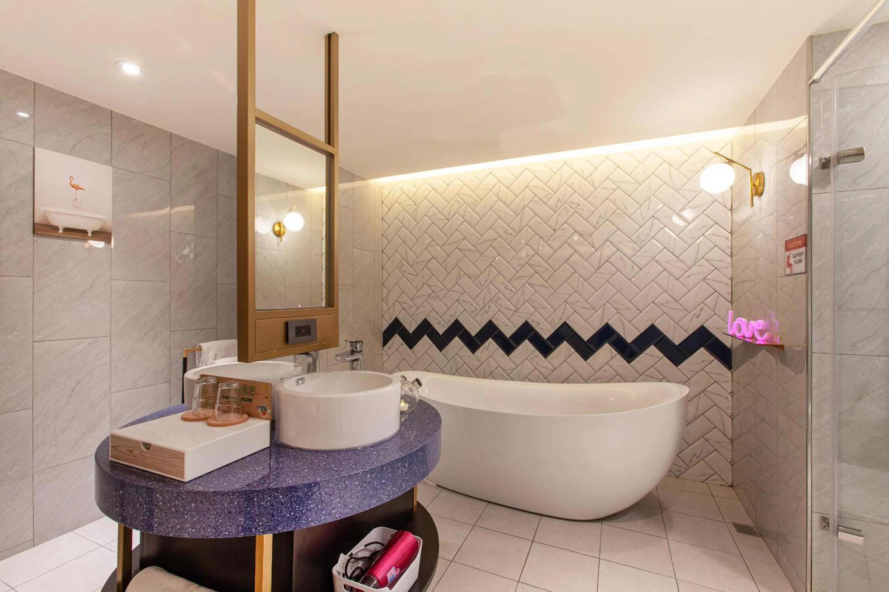 Bathroom in 里萊行旅 - Lilai Motel