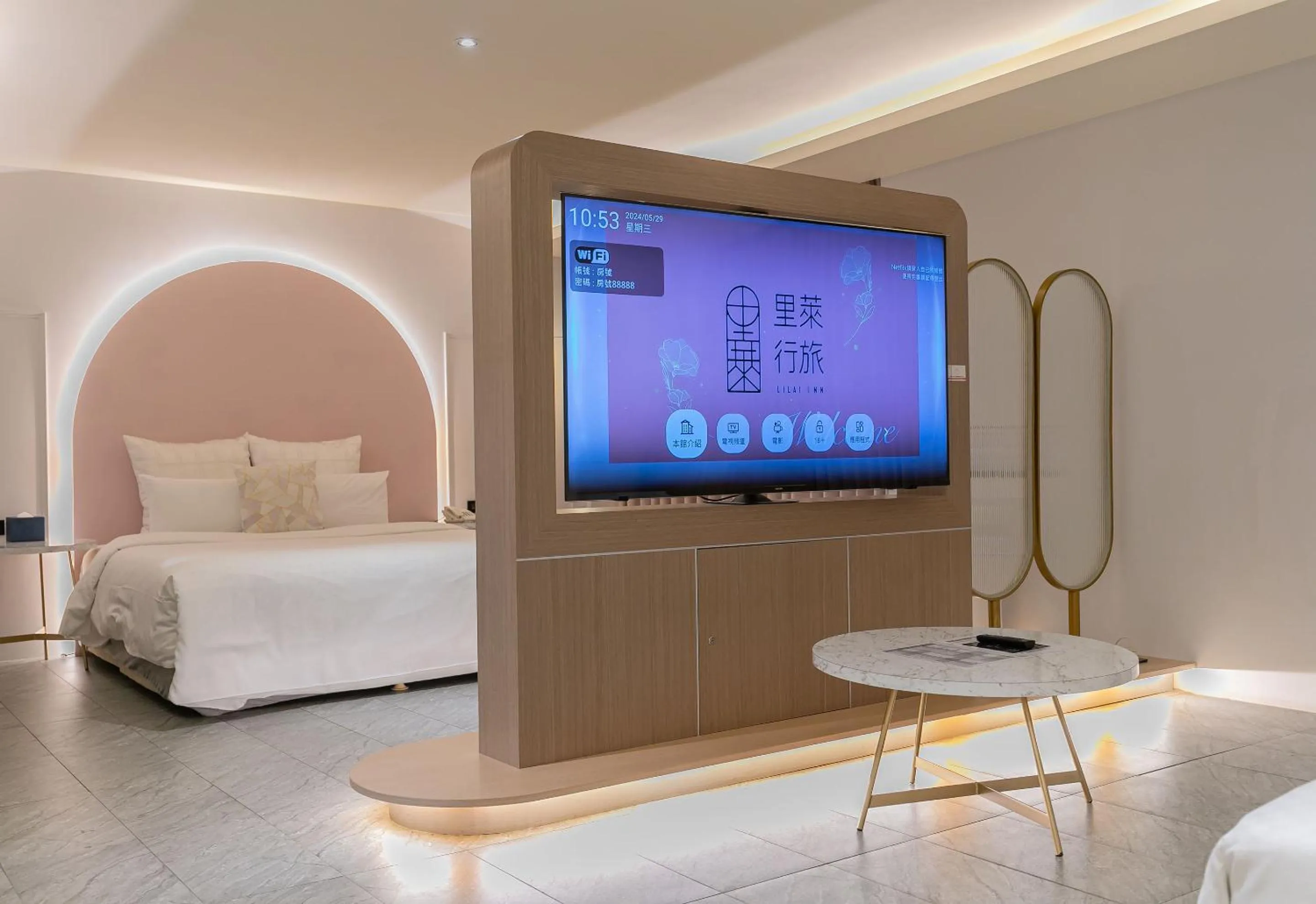 Bed in 里萊行旅 - Lilai Motel