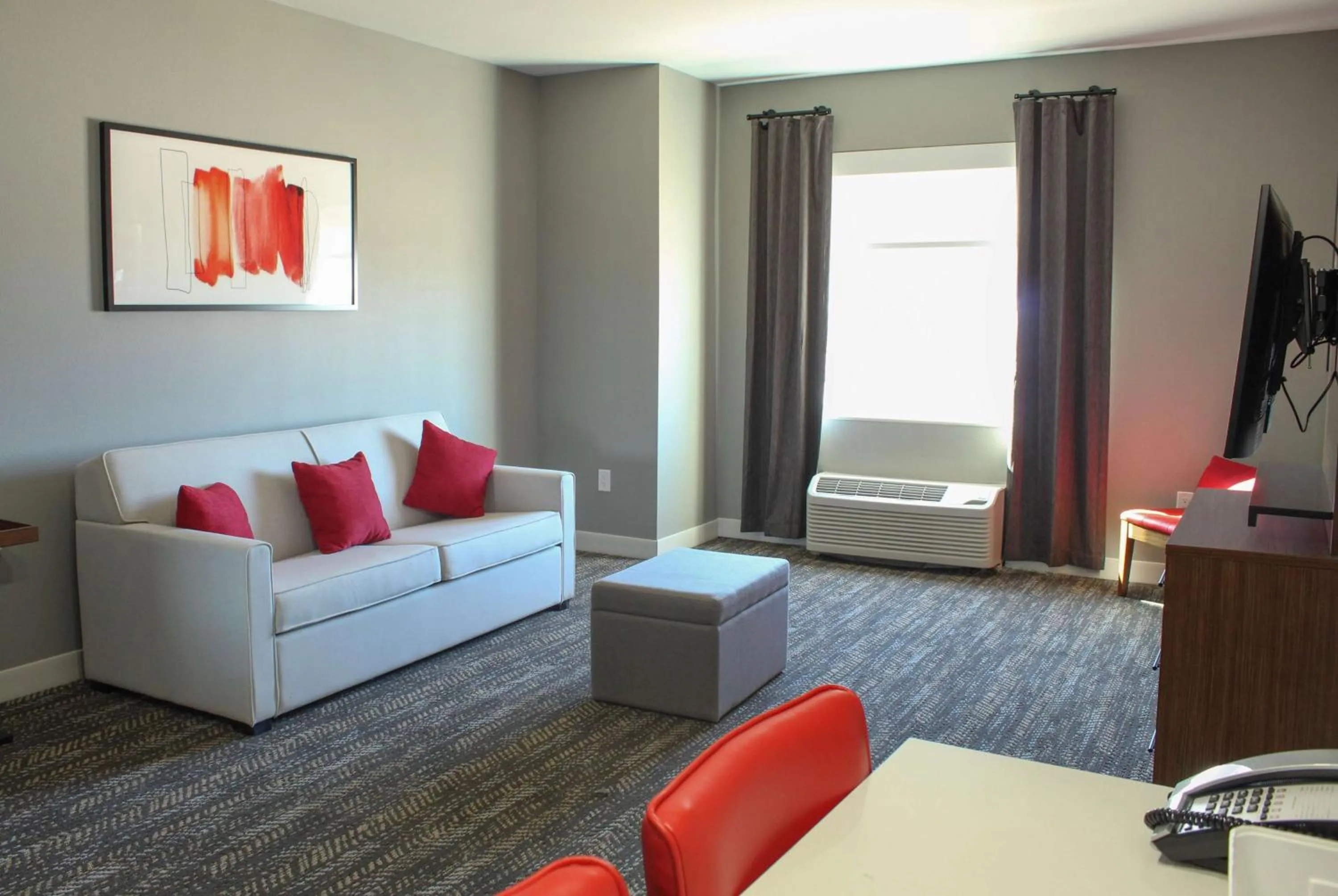 Living room in Hawthorn Extended Stay by Wyndham Oklahoma City Airport