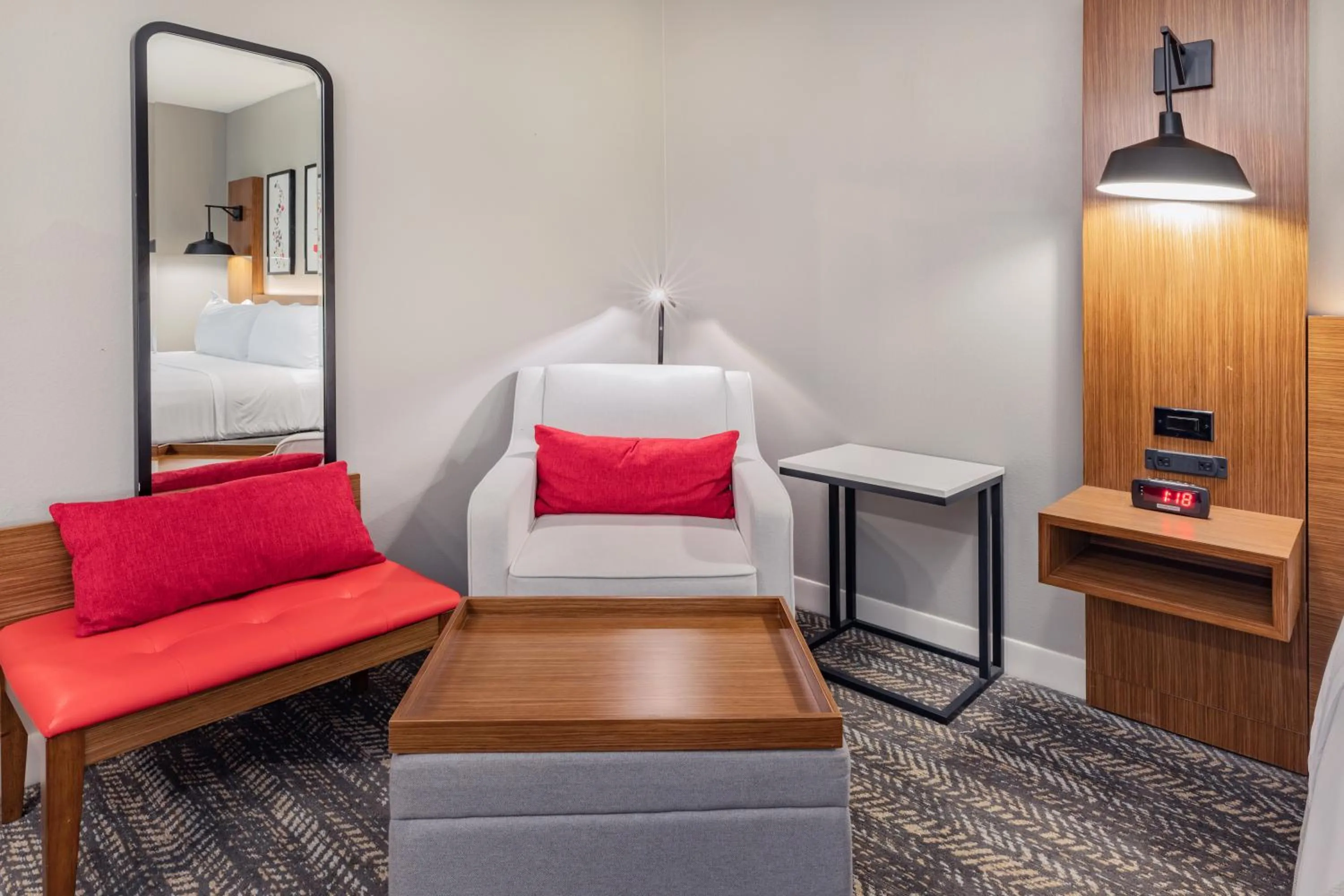 Seating area in Hawthorn Extended Stay by Wyndham Oklahoma City Airport