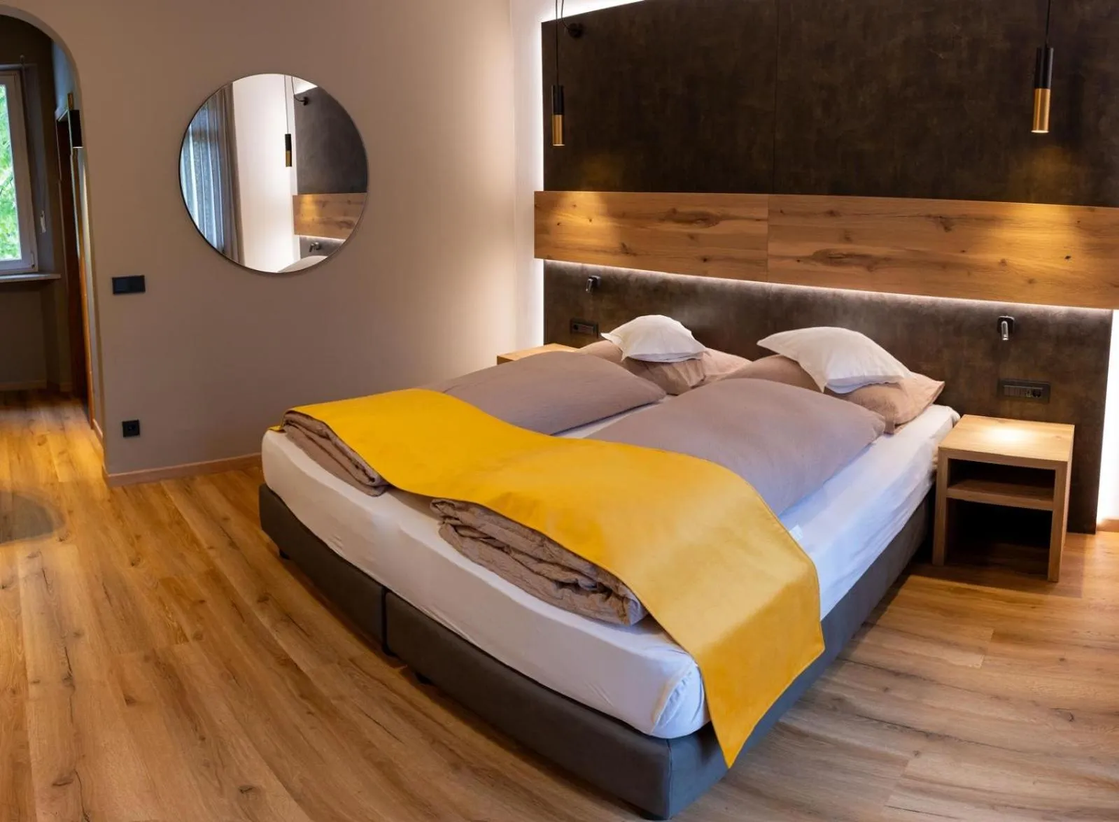 Bed in Hotel Garni Christin