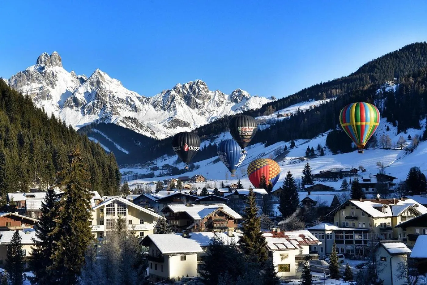 Mountain view in Hotel Alpenblick