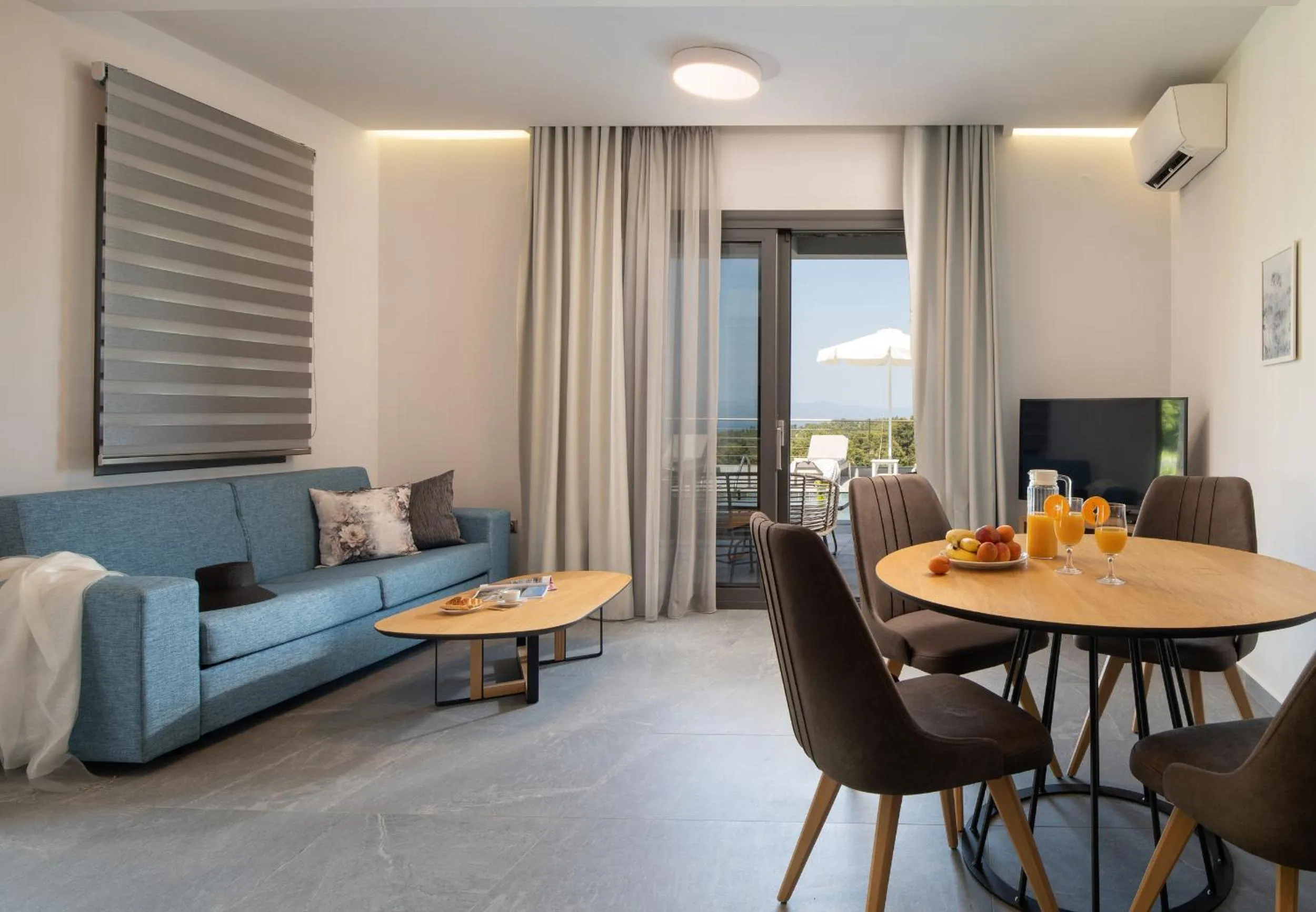 Seating area in Terra Olivia Luxury Villas and Suites