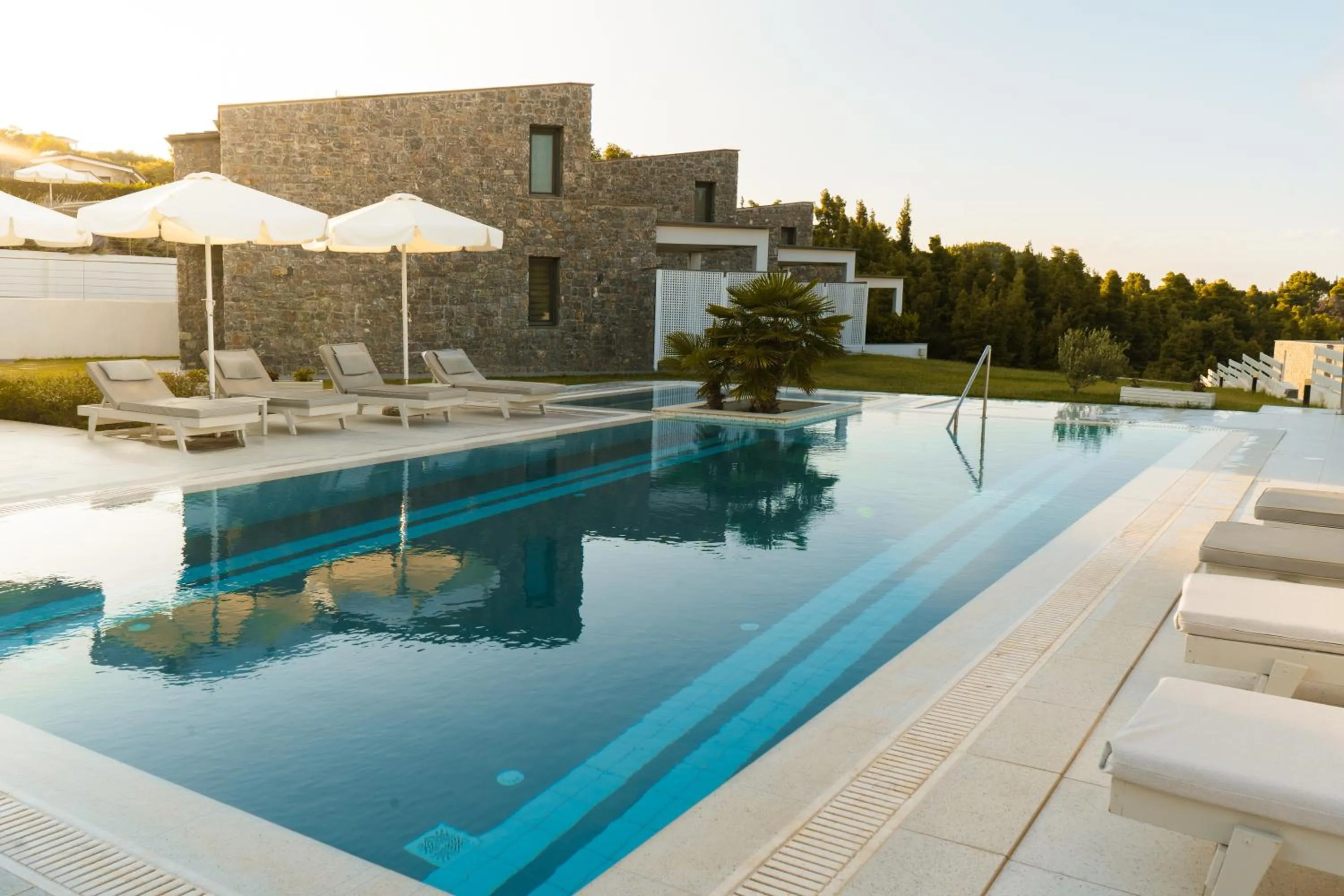 Pool view in Terra Olivia Luxury Villas and Suites