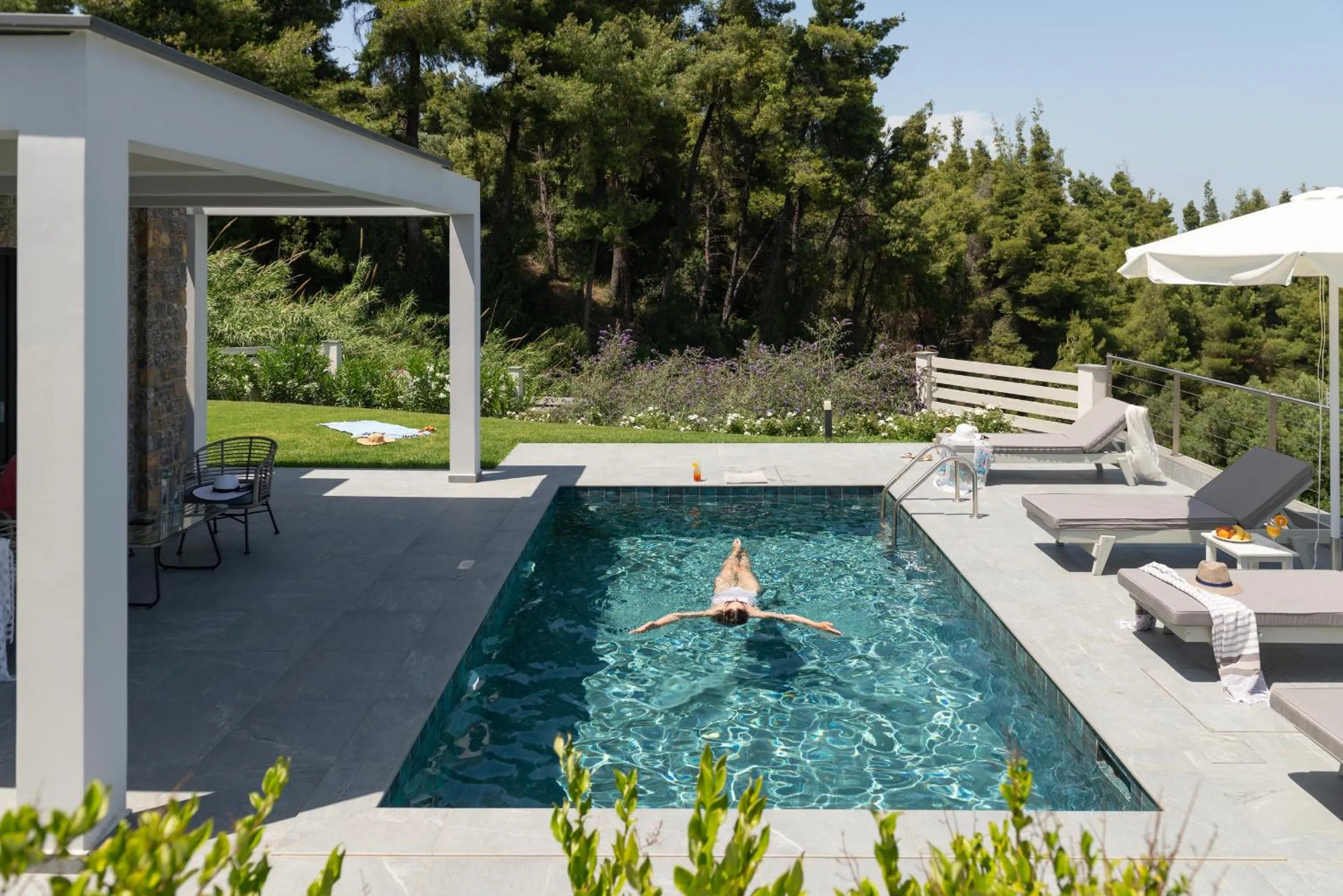 Swimming pool in Terra Olivia Luxury Villas and Suites