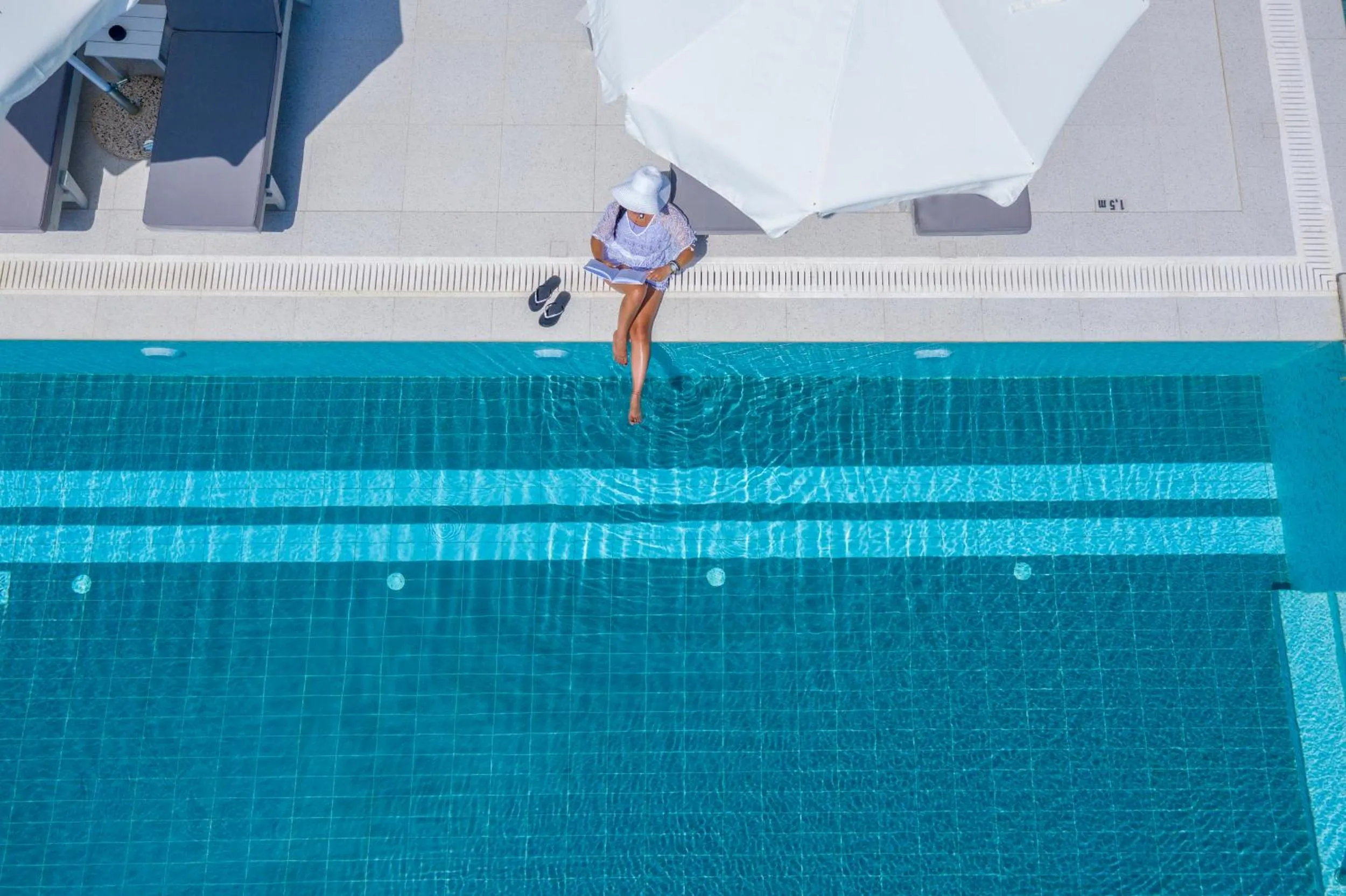 Swimming pool in Terra Olivia Luxury Villas and Suites