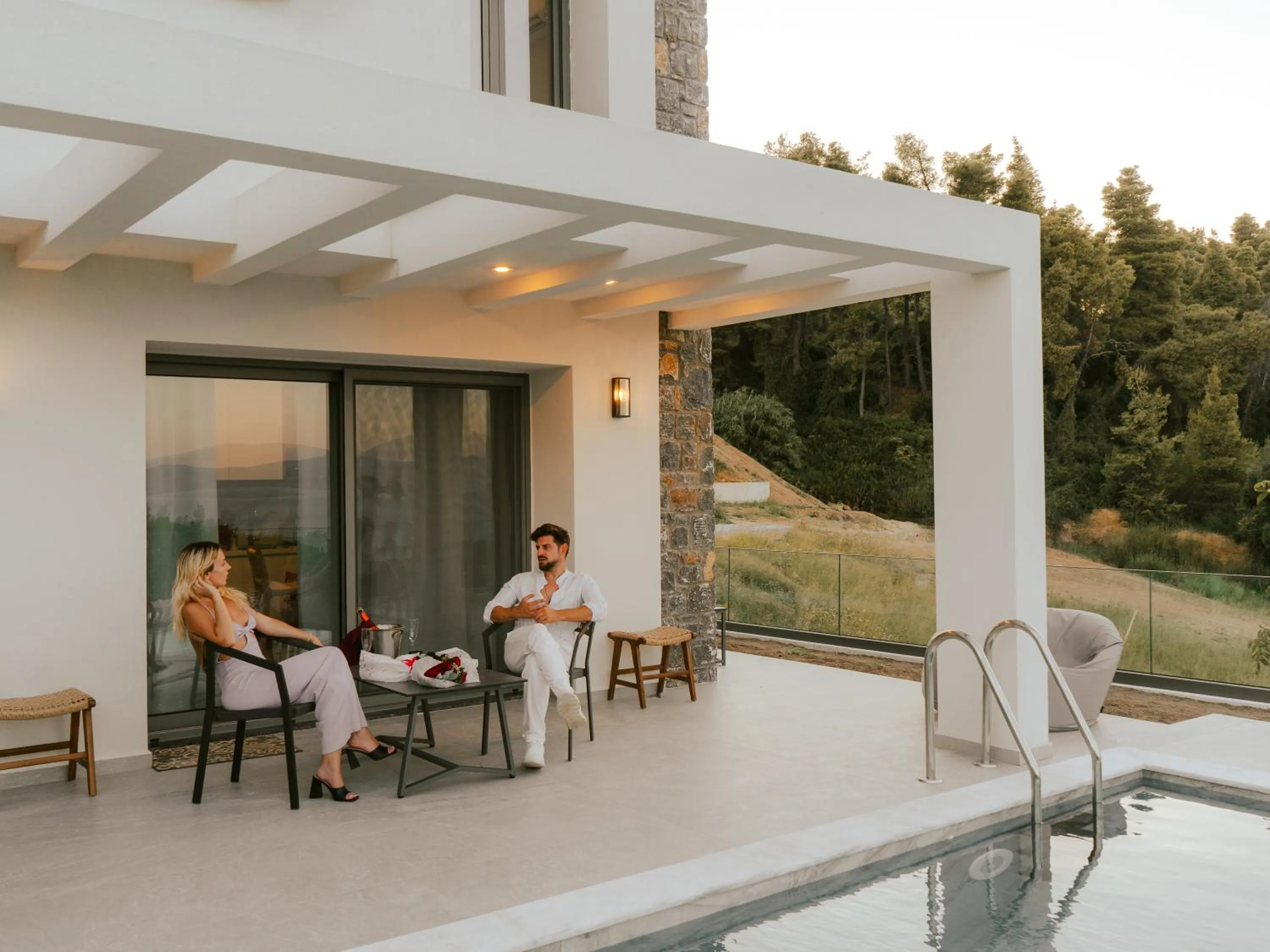 Balcony/Terrace in Terra Olivia Luxury Villas and Suites