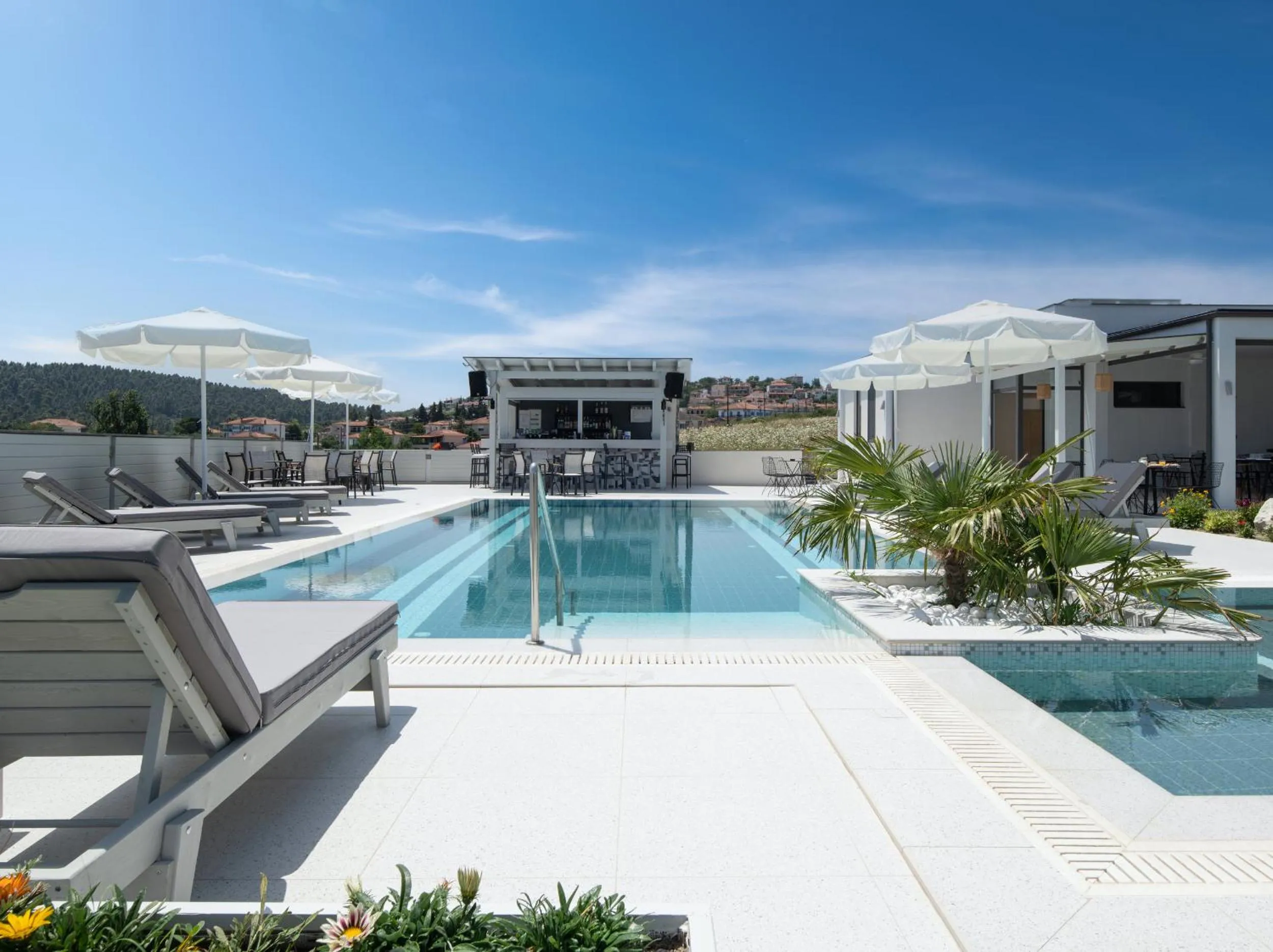 Swimming pool in Terra Olivia Luxury Villas and Suites