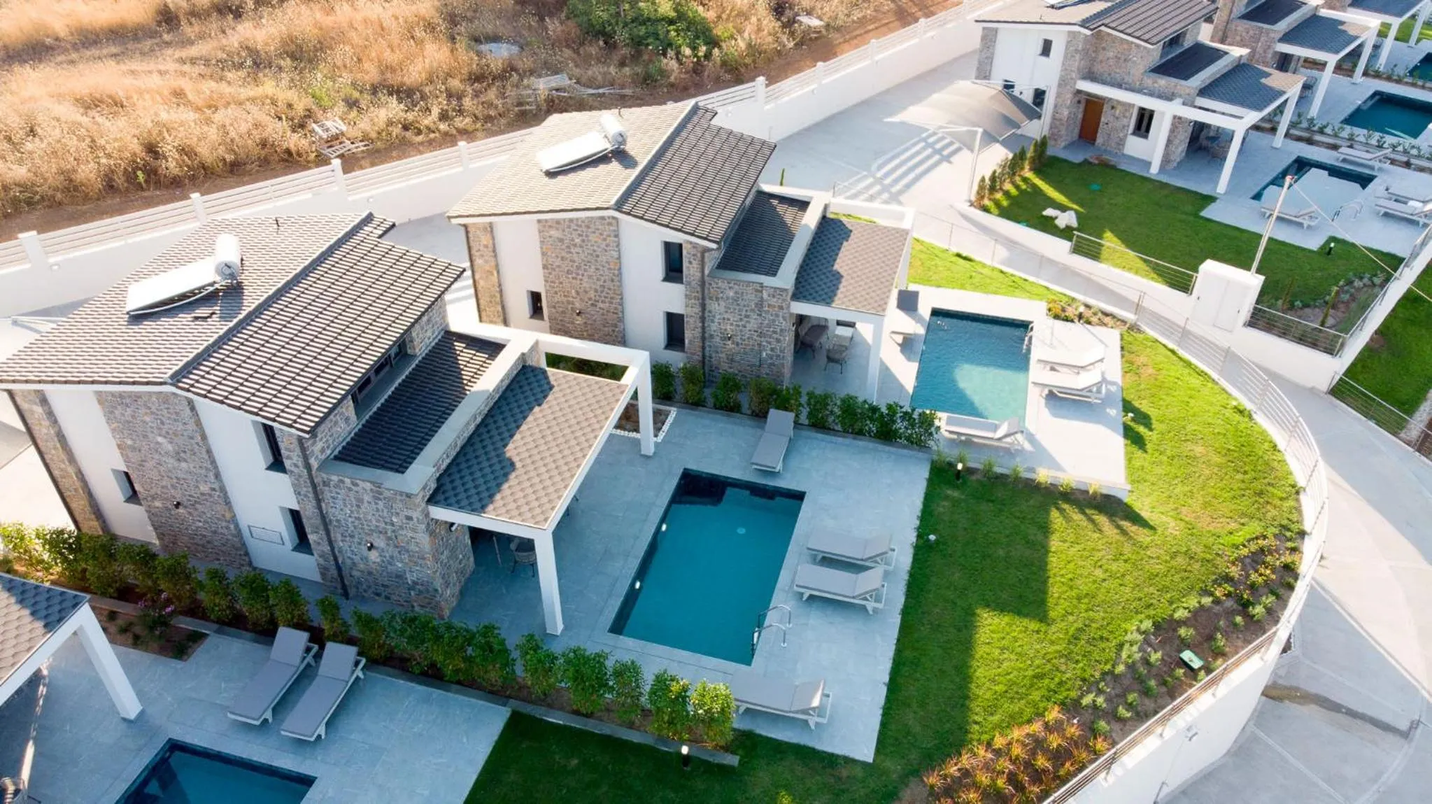 Bird's eye view in Terra Olivia Luxury Villas and Suites