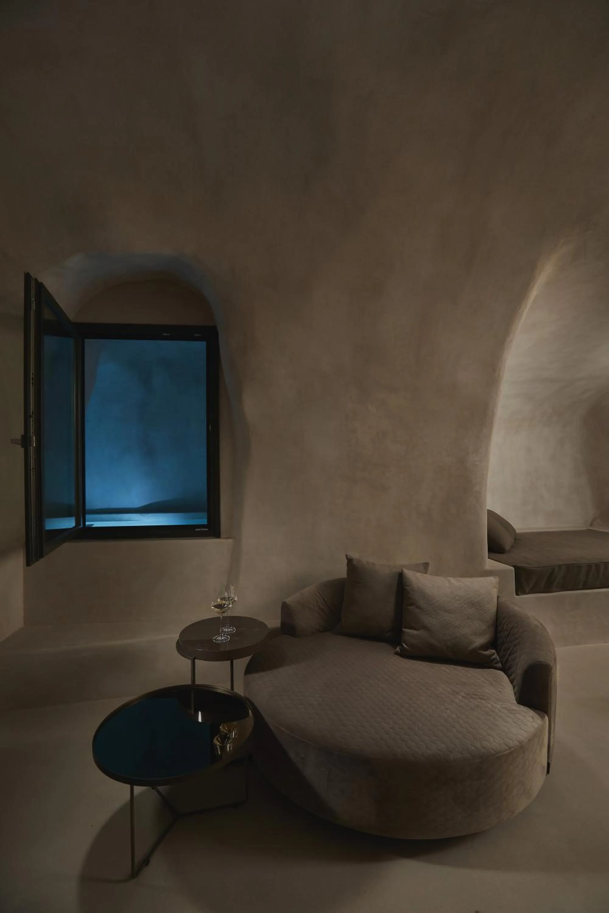 Seating area in Divine Cave Experience