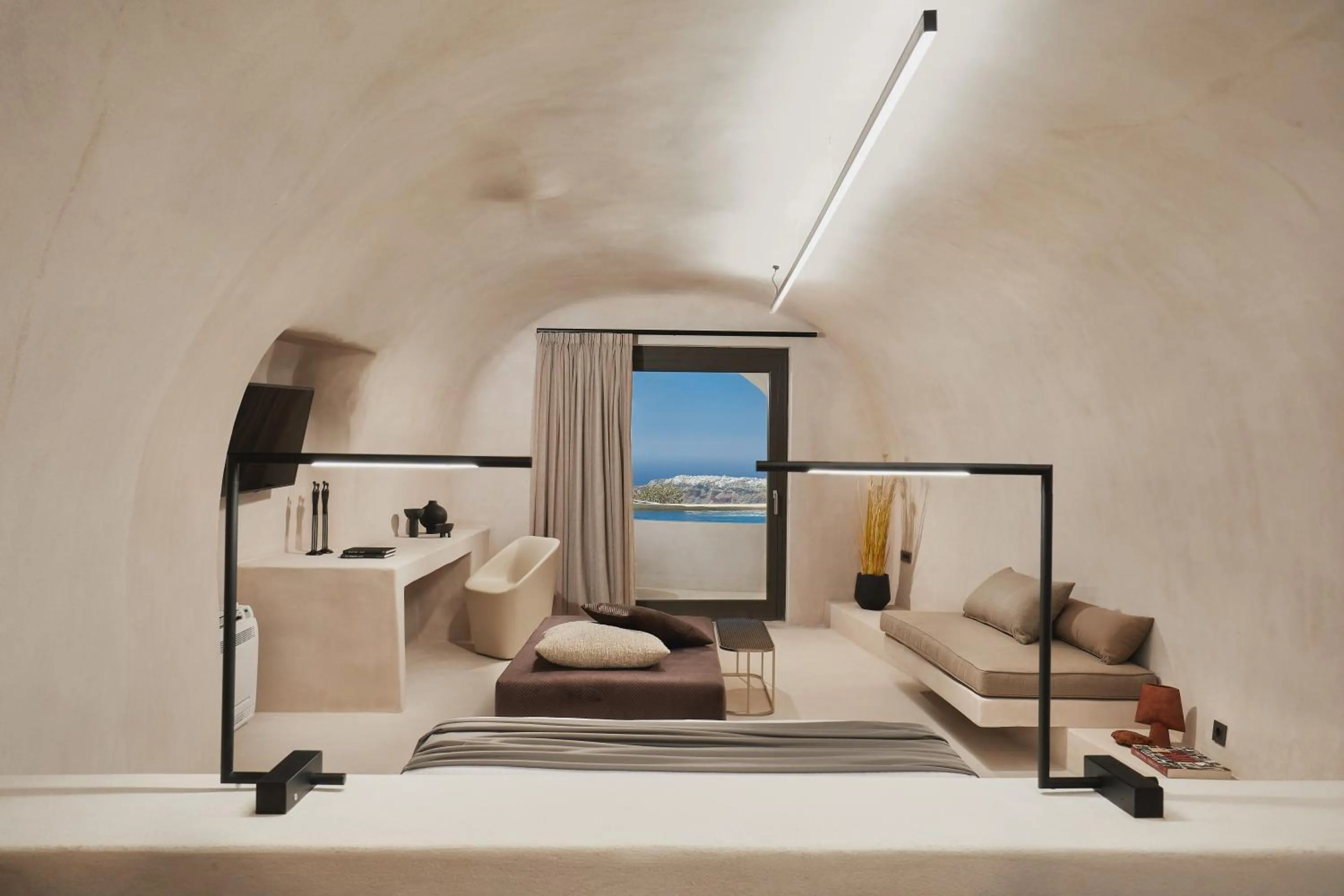 Living room in Divine Cave Experience