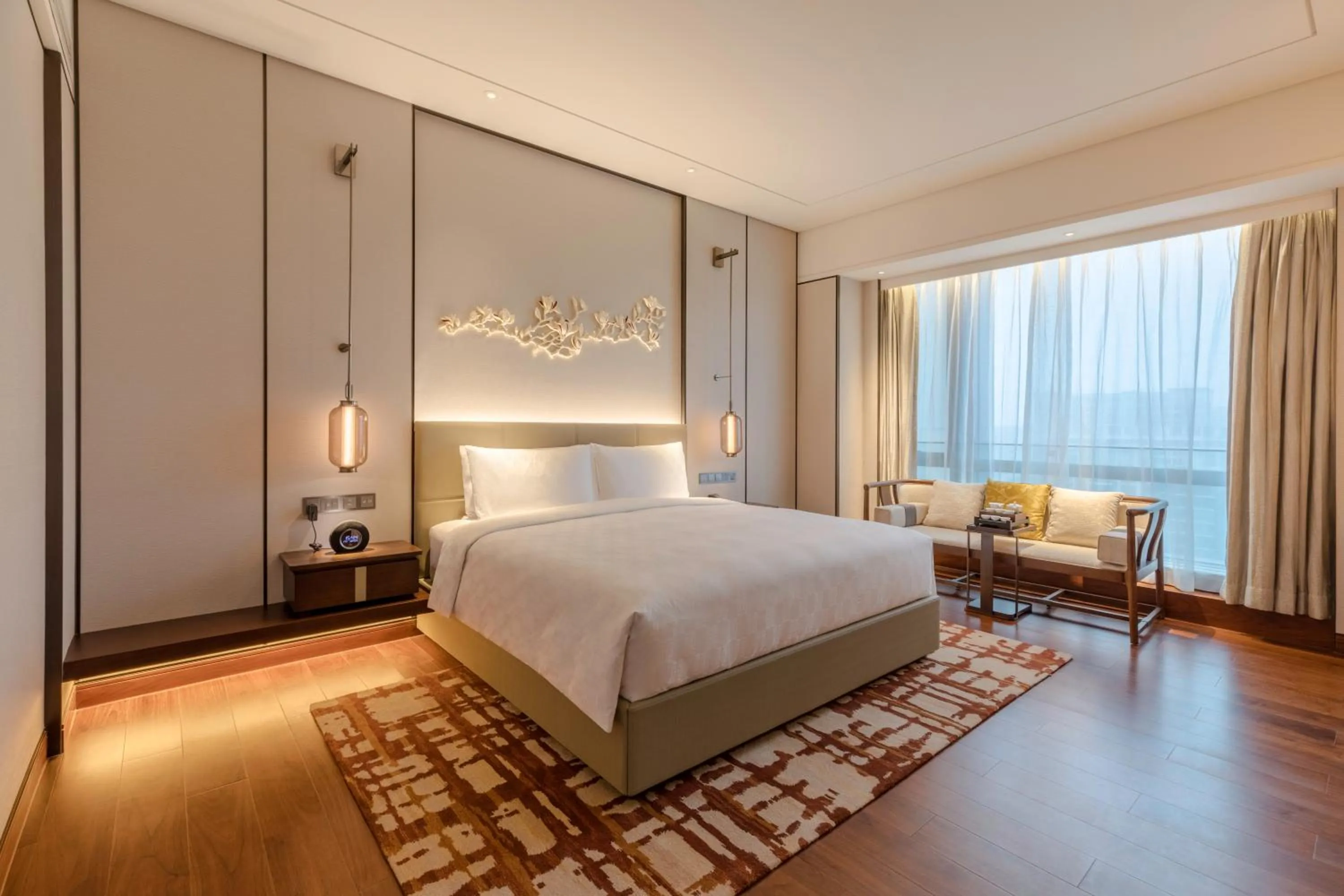 Bed in HUALUXE Beijing Xinan