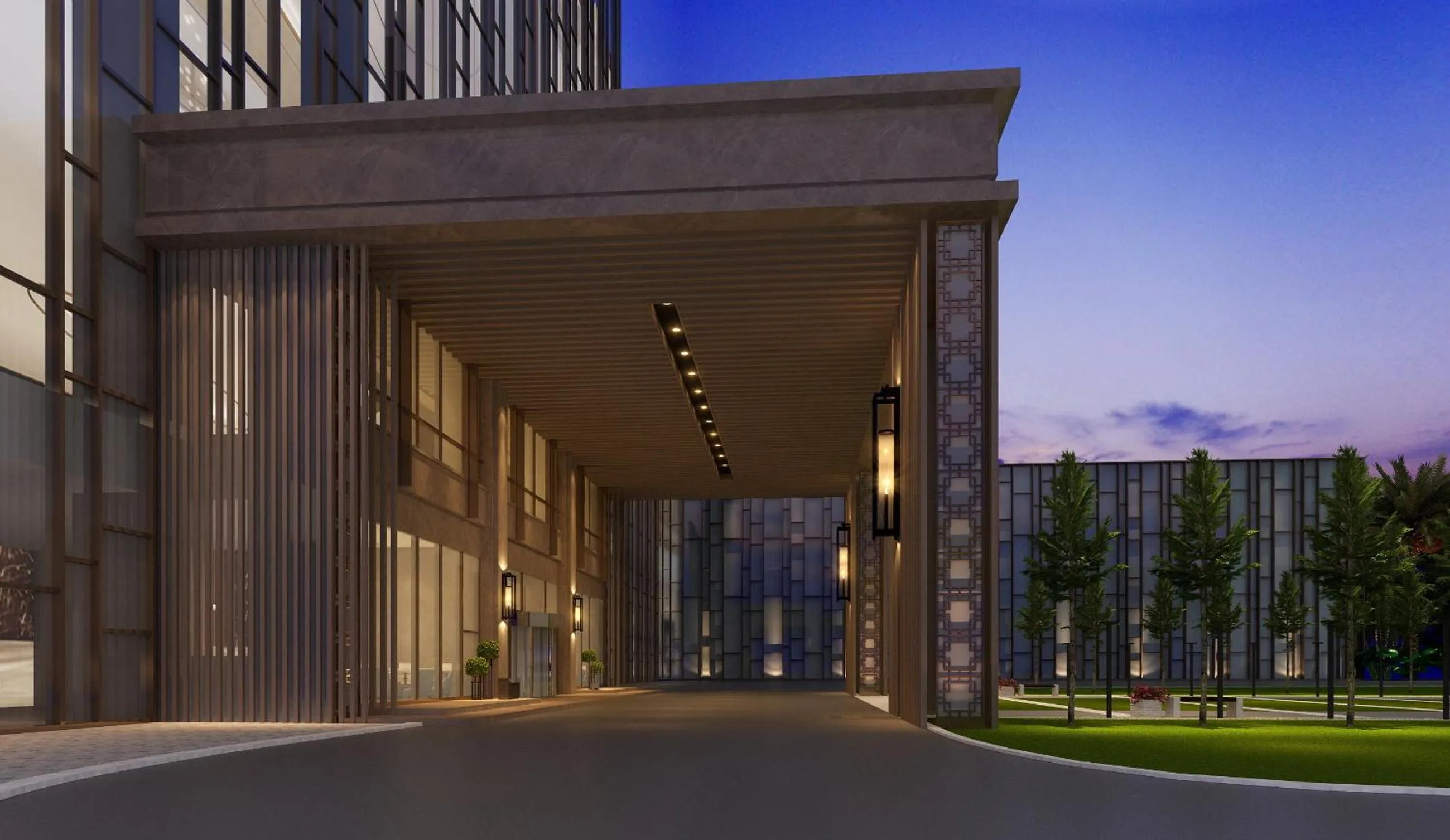 Property building in HUALUXE Beijing Xinan