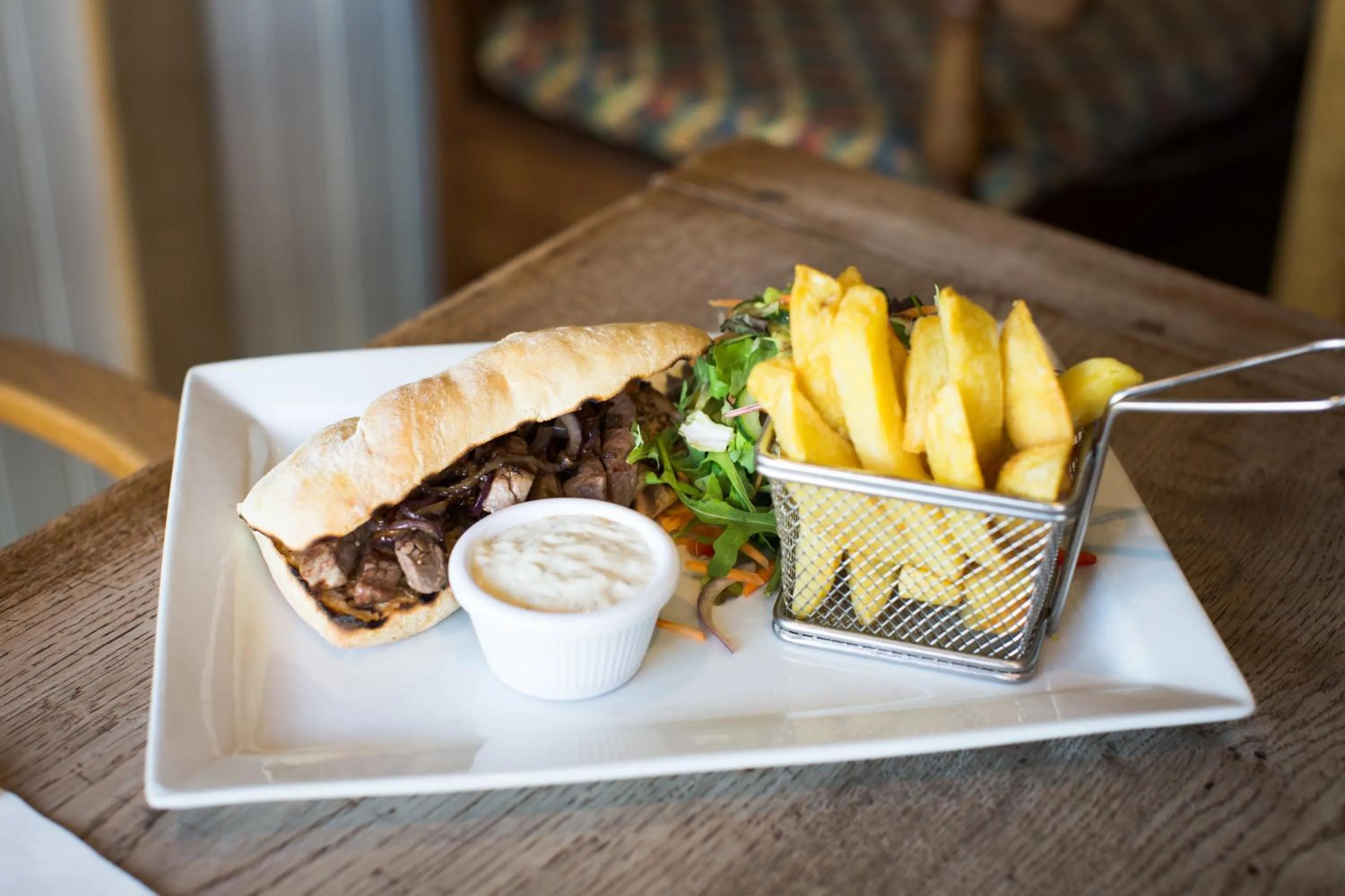 Restaurant/places to eat in Sandburn Hall