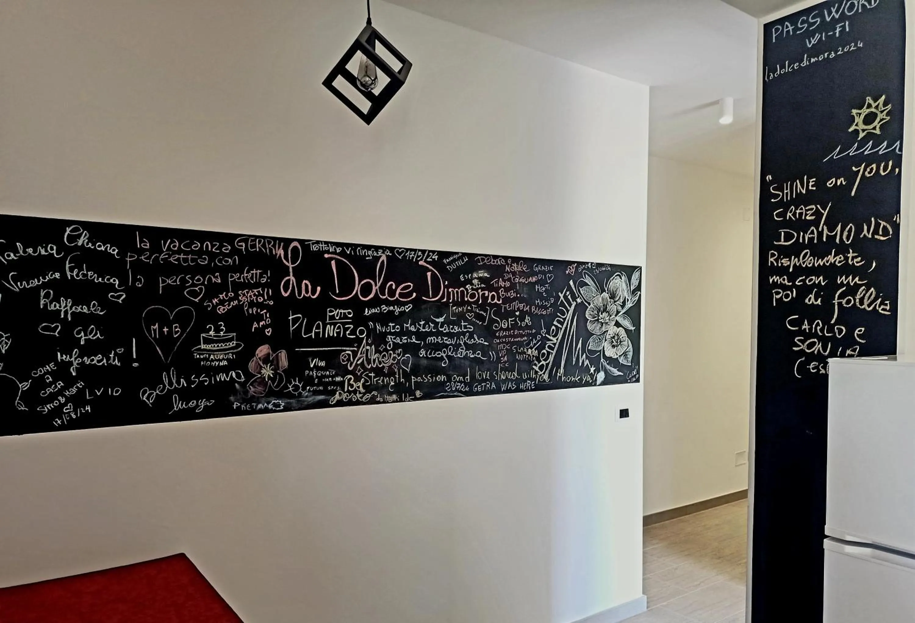 Living room in La Dolce Dimora