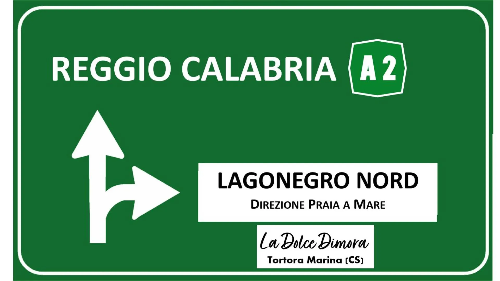 Text overlay in La Dolce Dimora