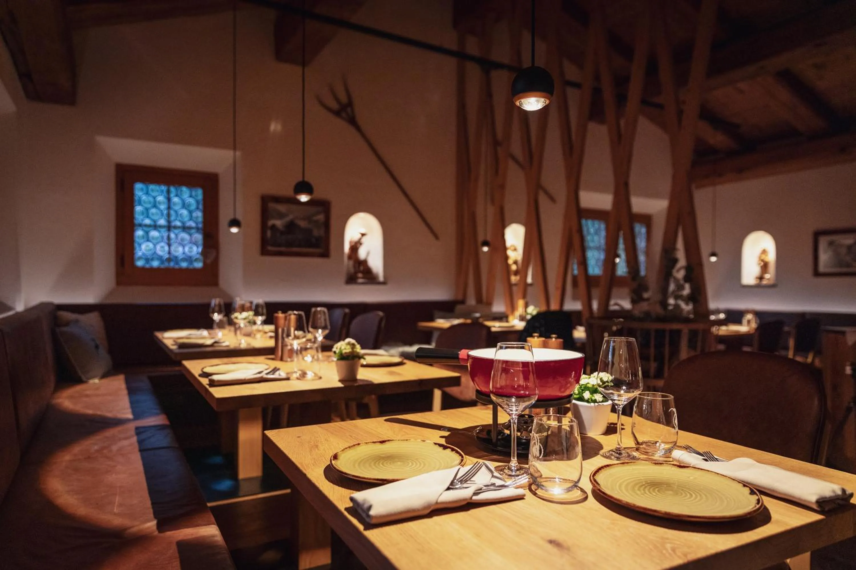 Restaurant/places to eat in Sunstar Hotel Klosters