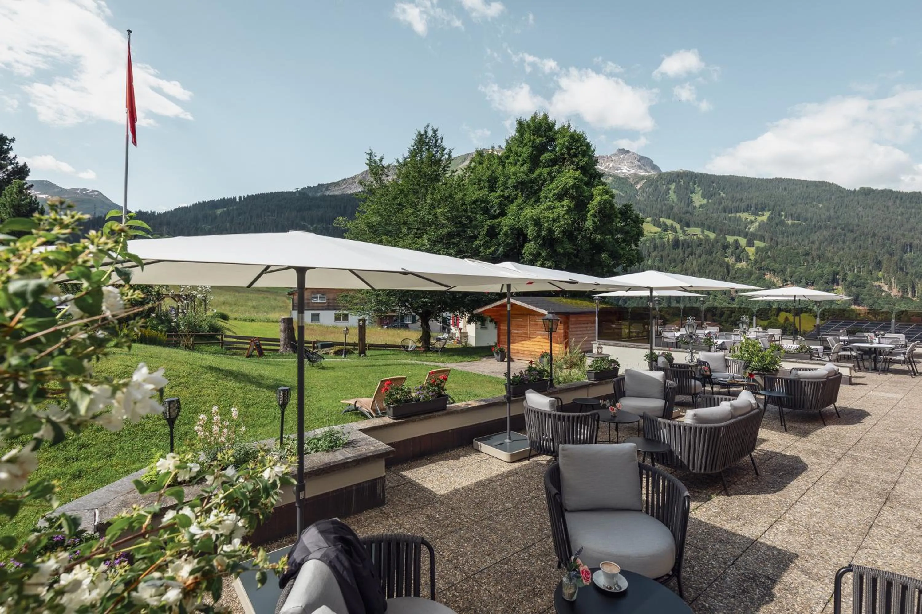 Balcony/Terrace in Sunstar Hotel Klosters