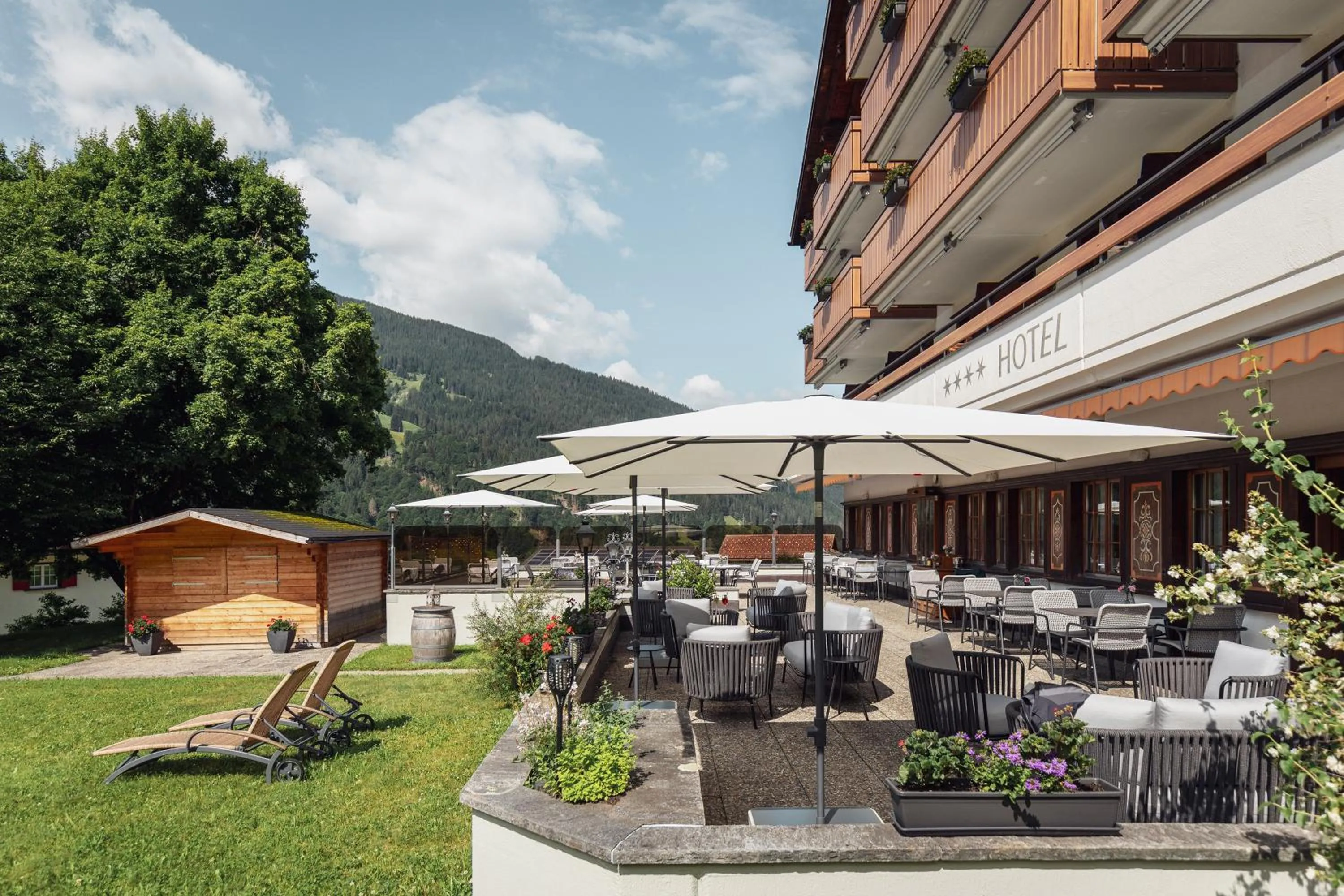 Balcony/Terrace in Sunstar Hotel Klosters