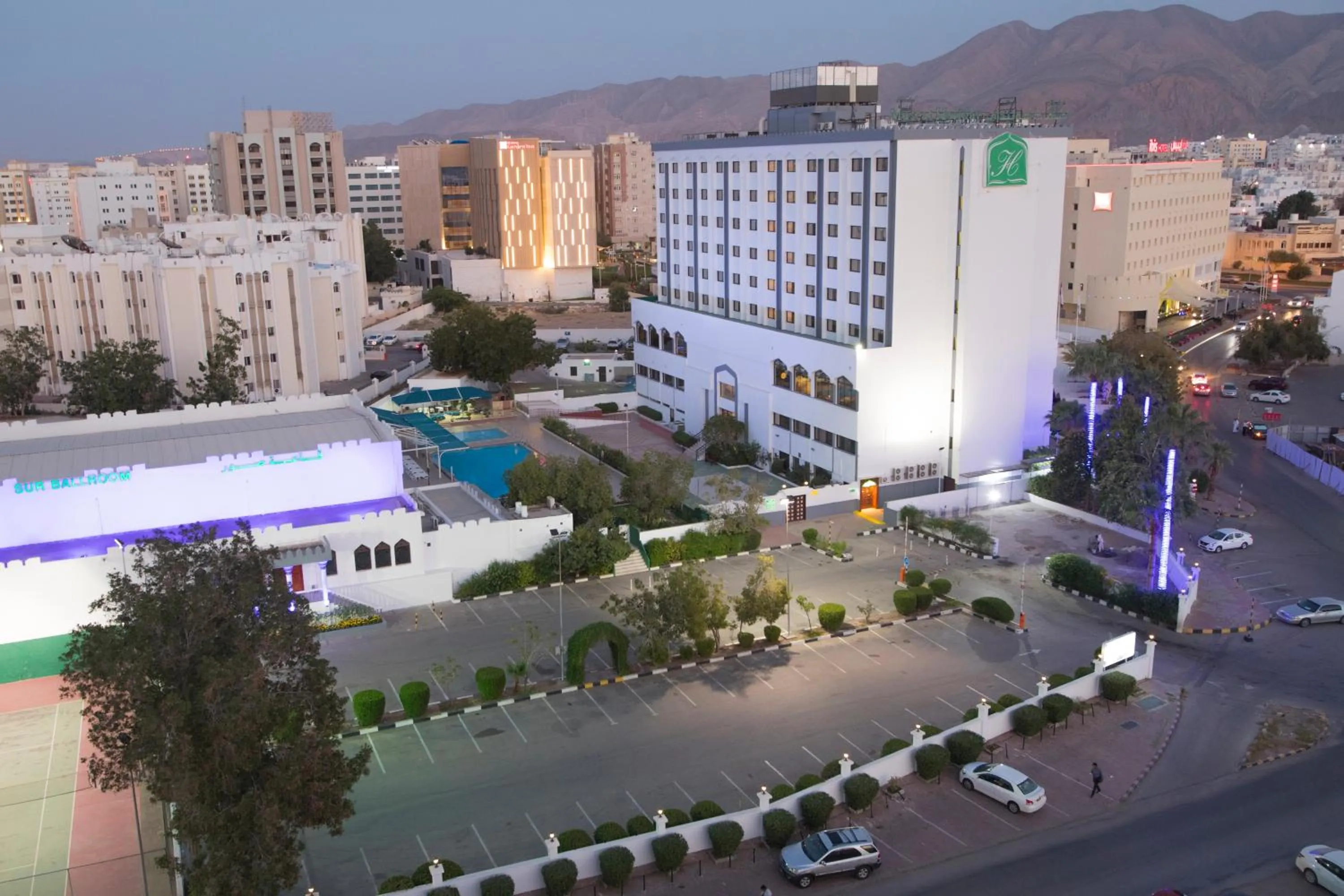 Bird's eye view in Hotel Muscat Holiday