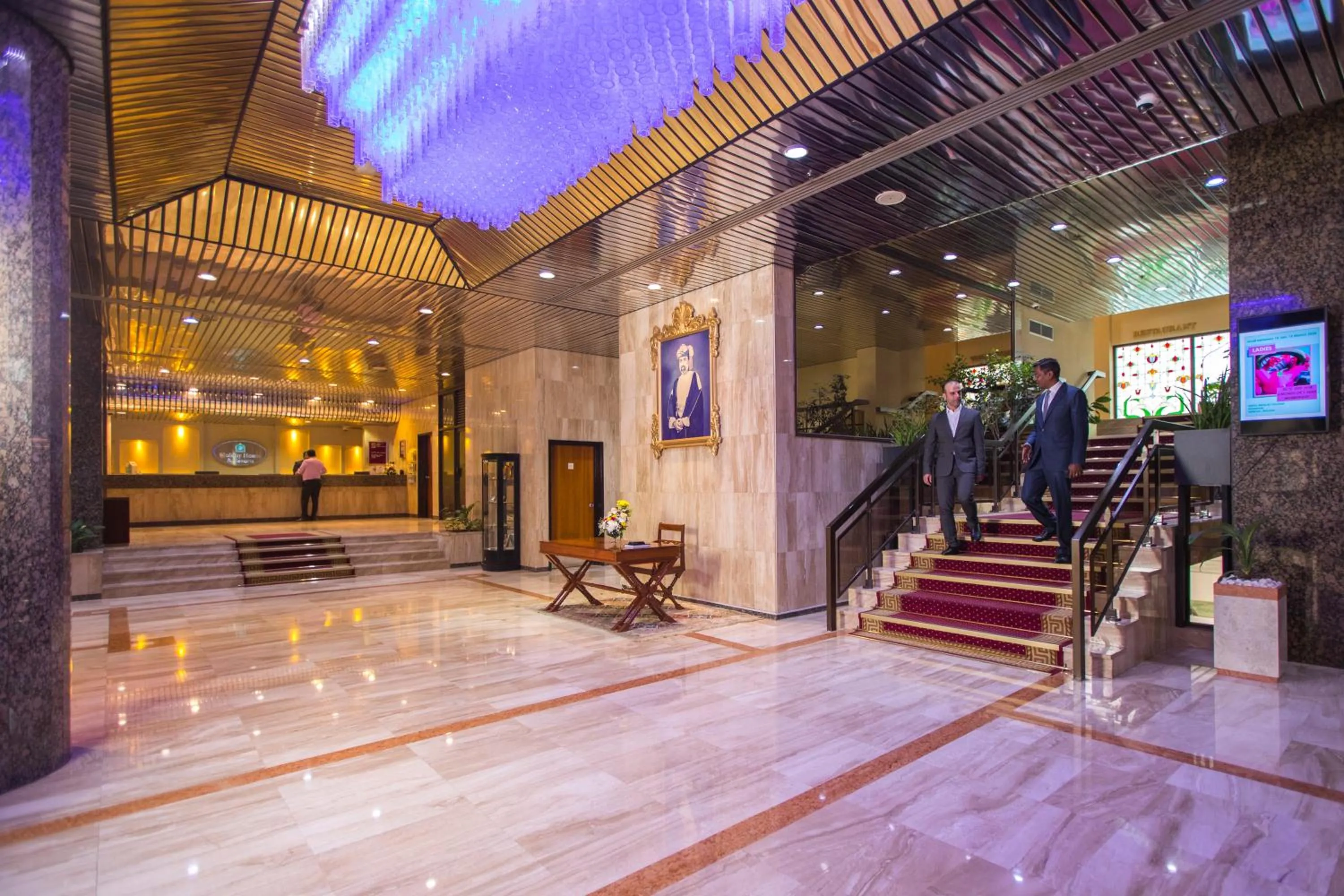 Lobby or reception in Hotel Muscat Holiday