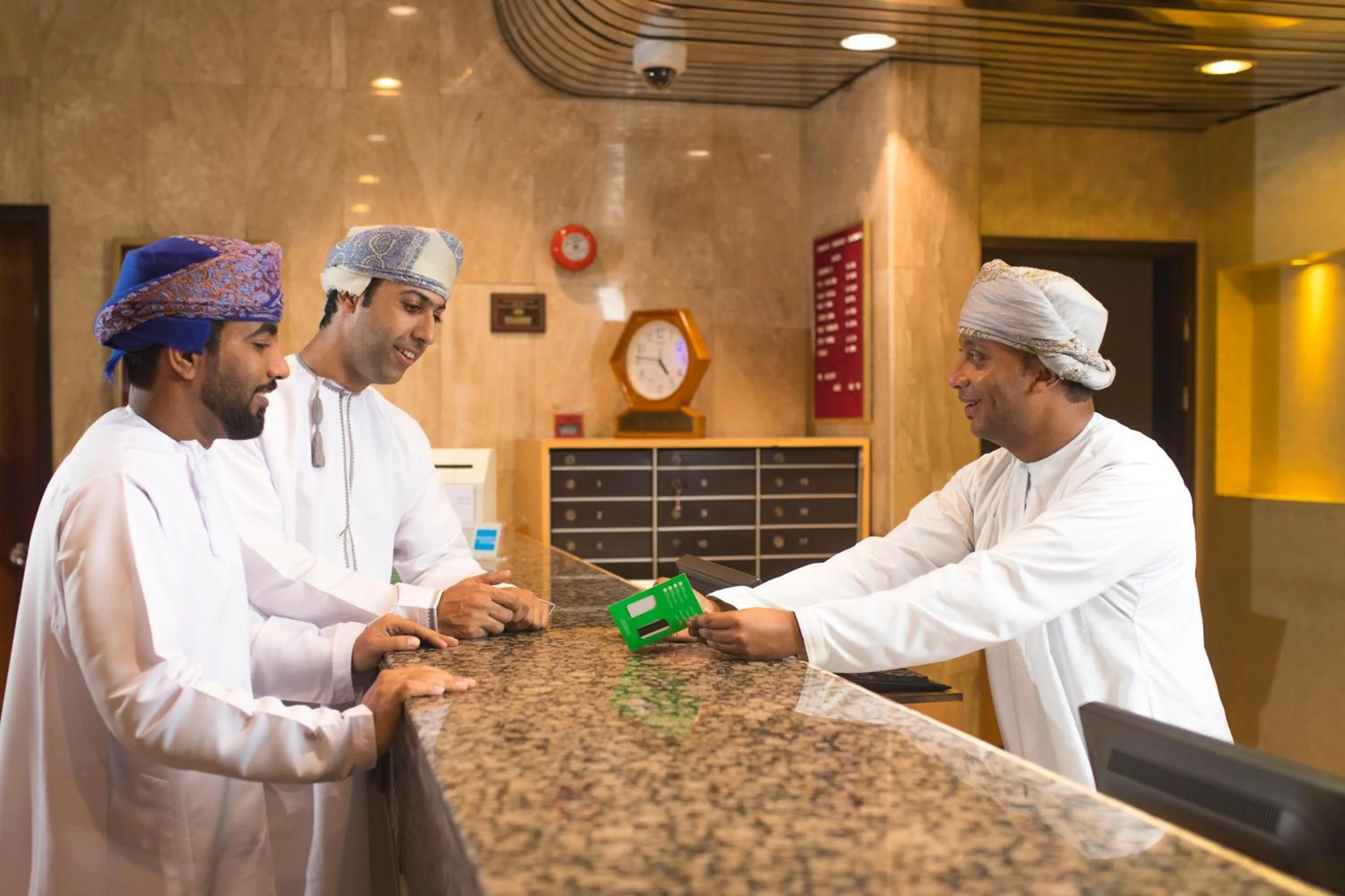 Lobby or reception in Hotel Muscat Holiday