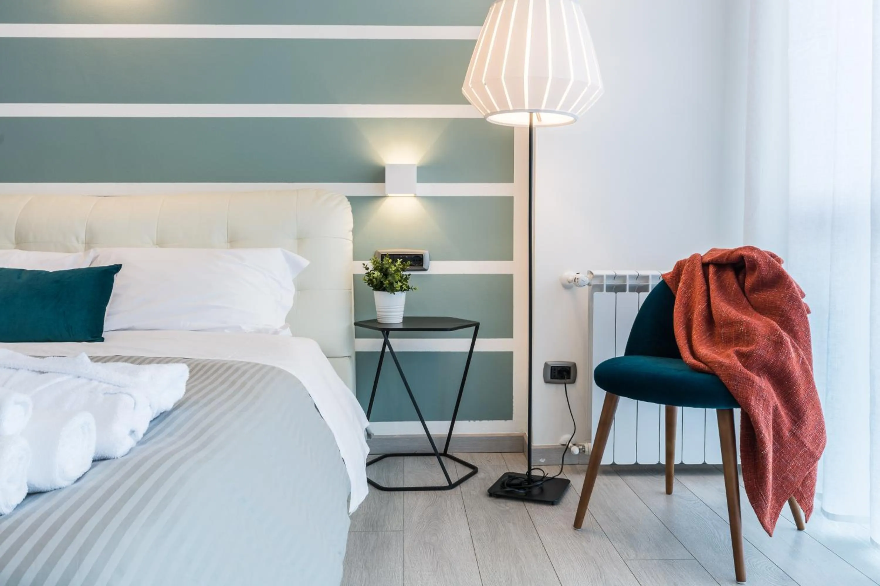 Bedroom, Bed in 4 Star Bologna Train Station - Self Check-In