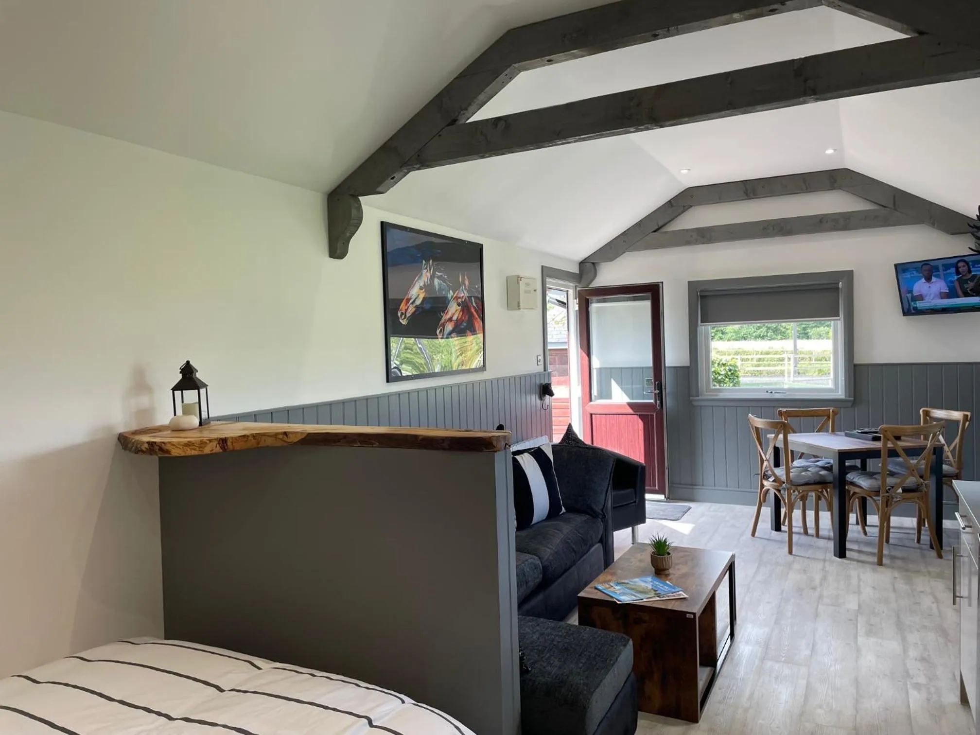 Bed in Wellsfield Farm Holiday Lodges